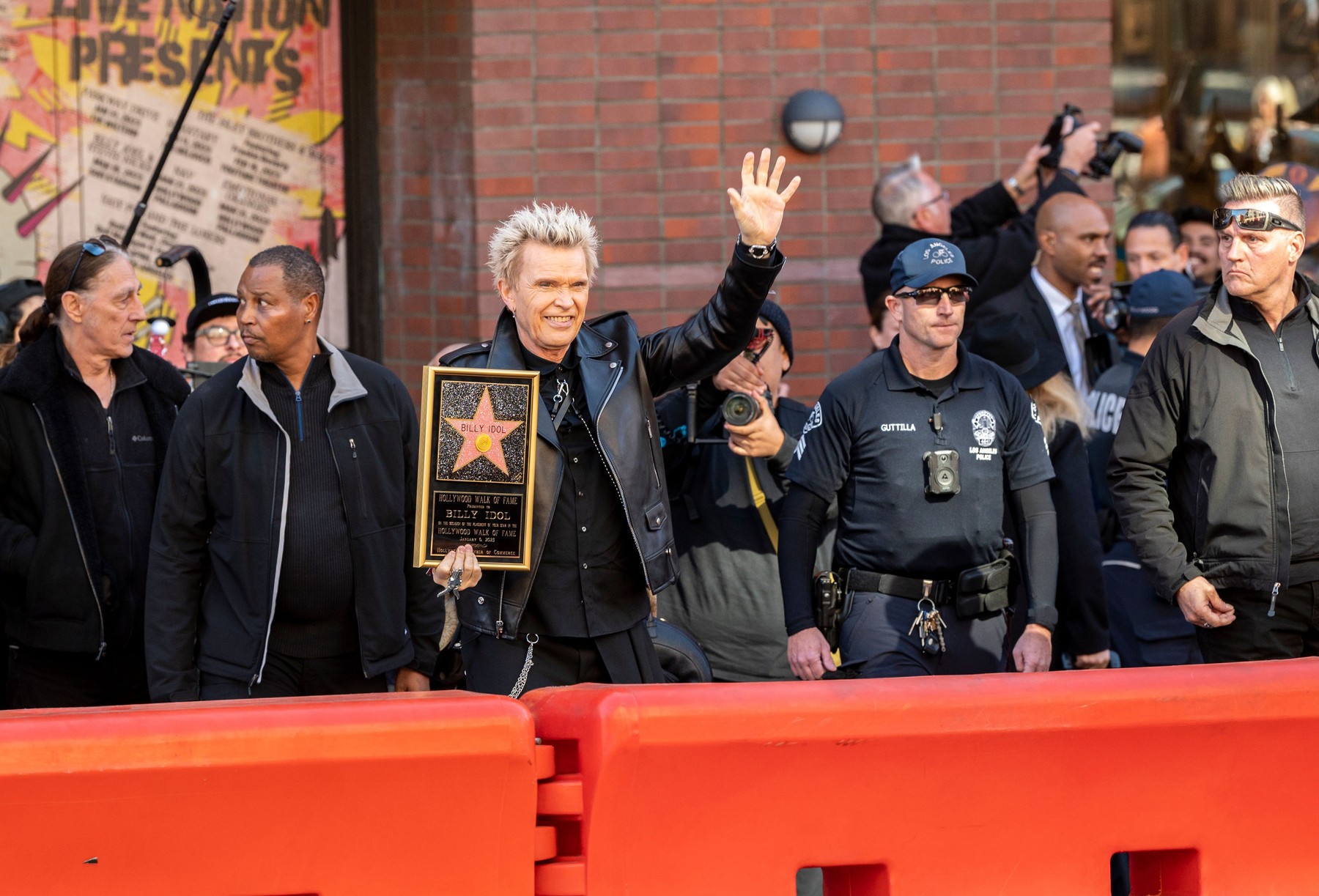 Billy Idol honored with a star on the Hollywood Walk of Fame, Los Angeles, California, USA - 06 Jan 2023