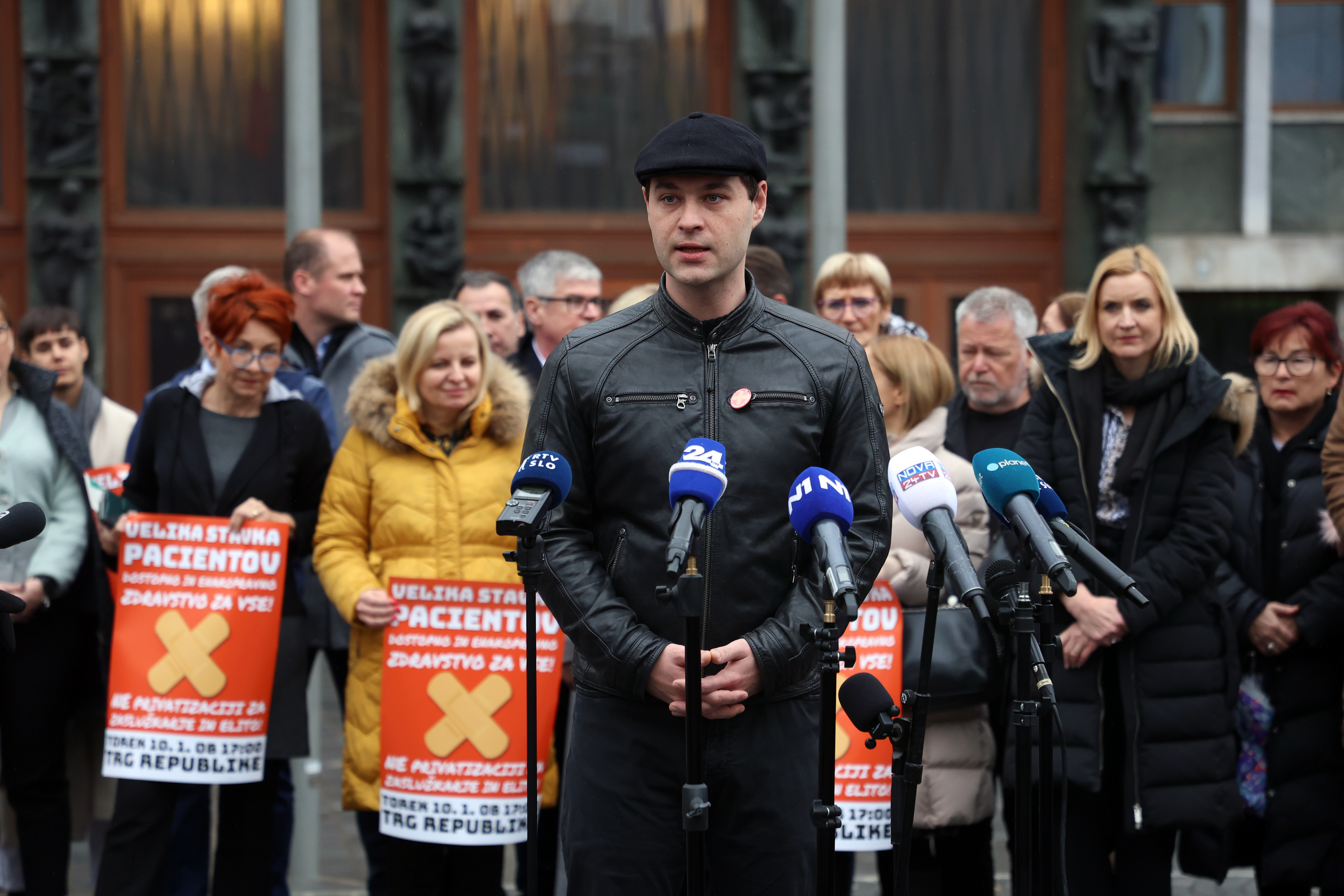 Novinarska konferenca Civilne iniciative Glas Ljudstva