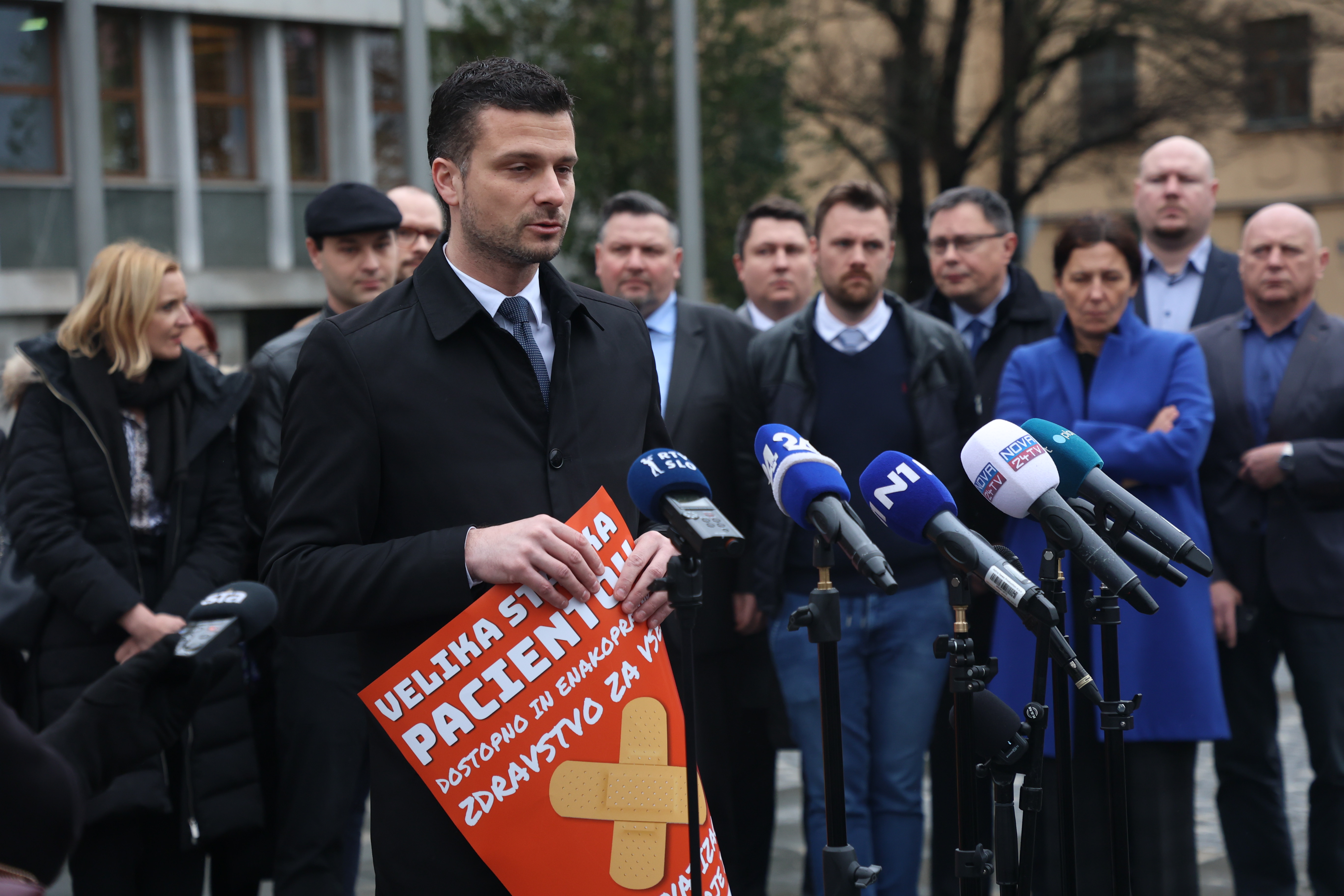 Novinarska konferenca Civilne iniciative Glas Ljudstva