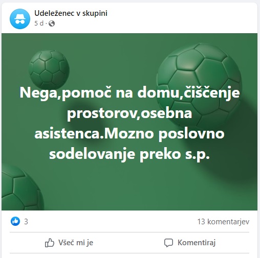 nega, starejši, oglas