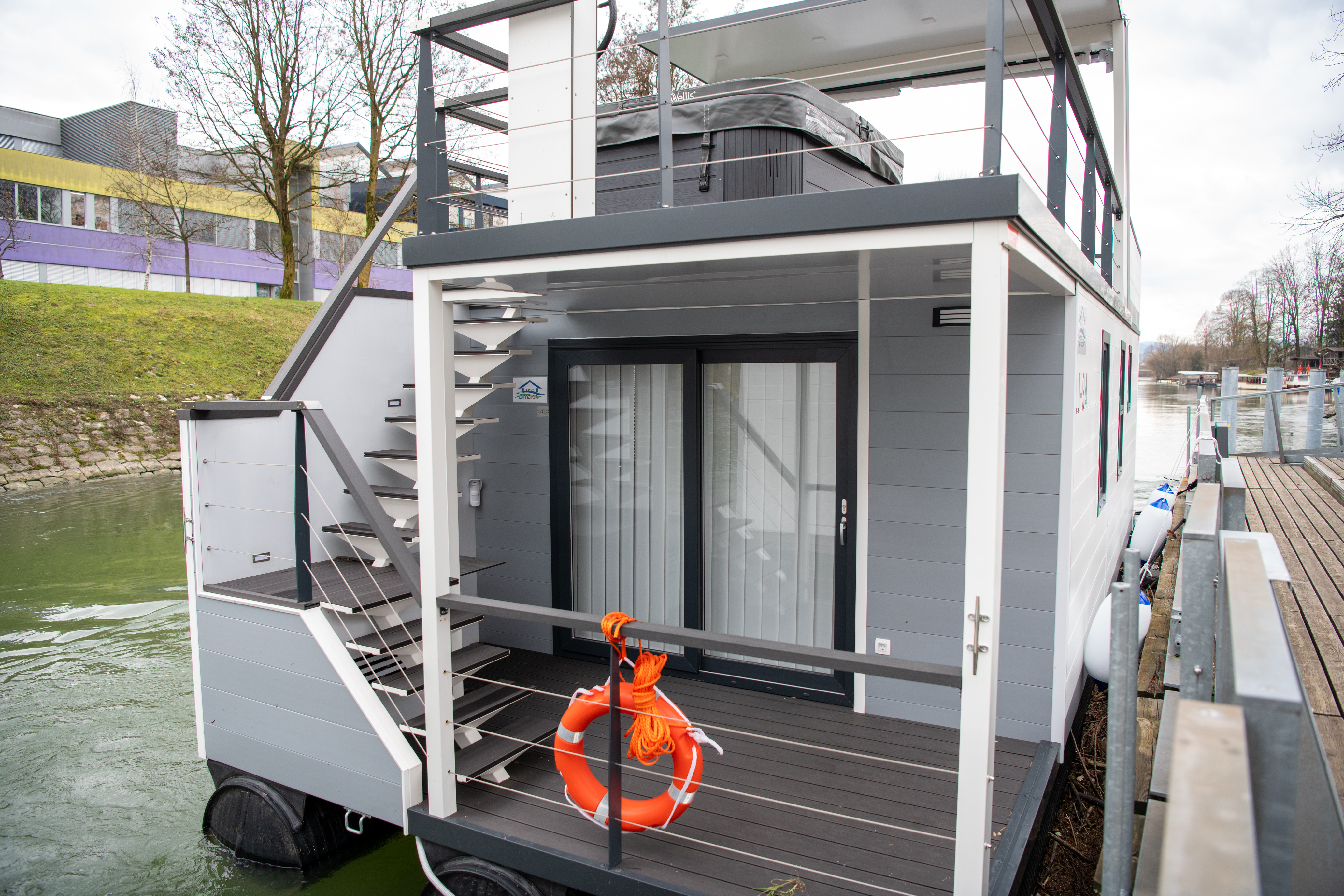 Plavajoče hiške Ljubljanica