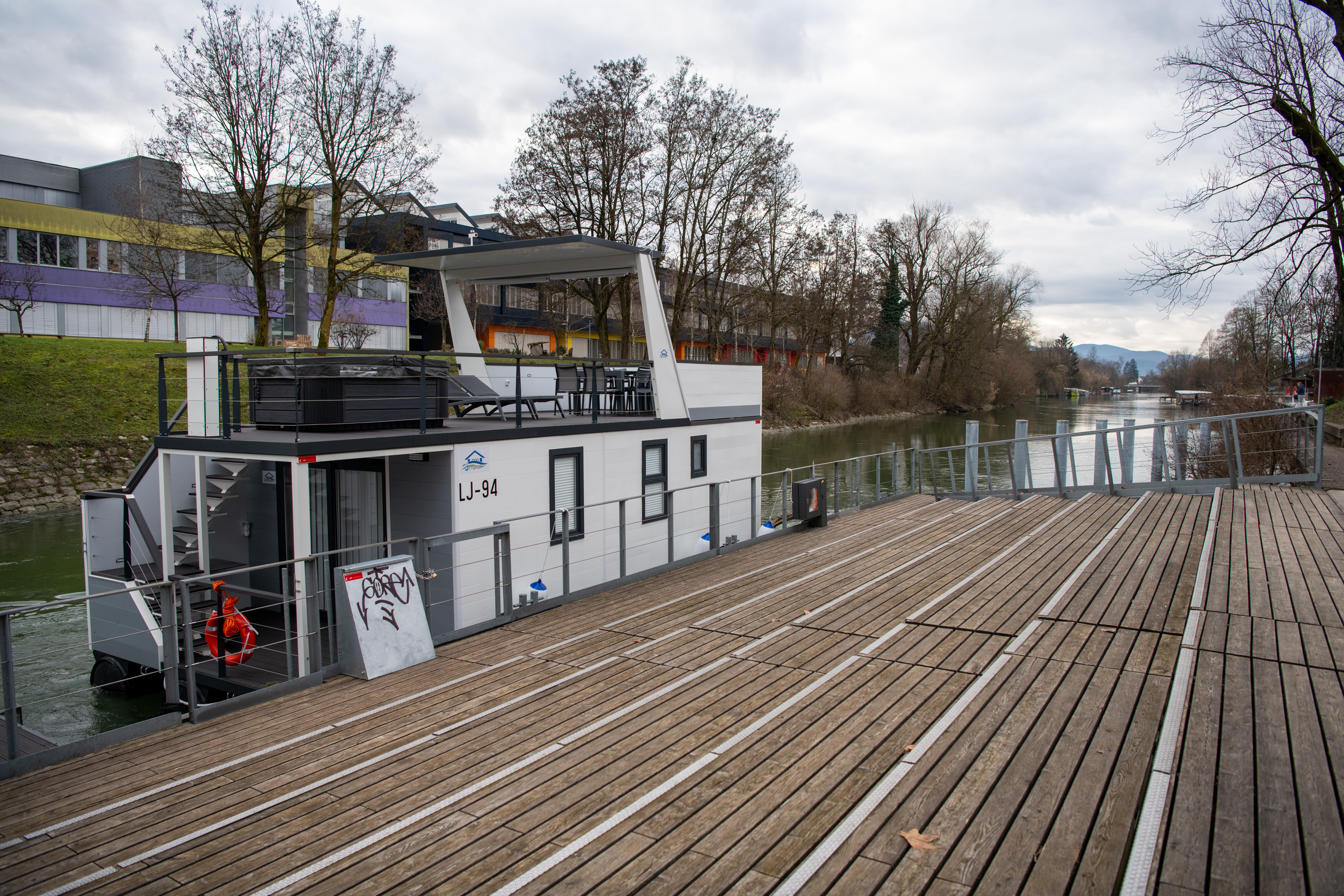 Plavajoče hiške Ljubljanica