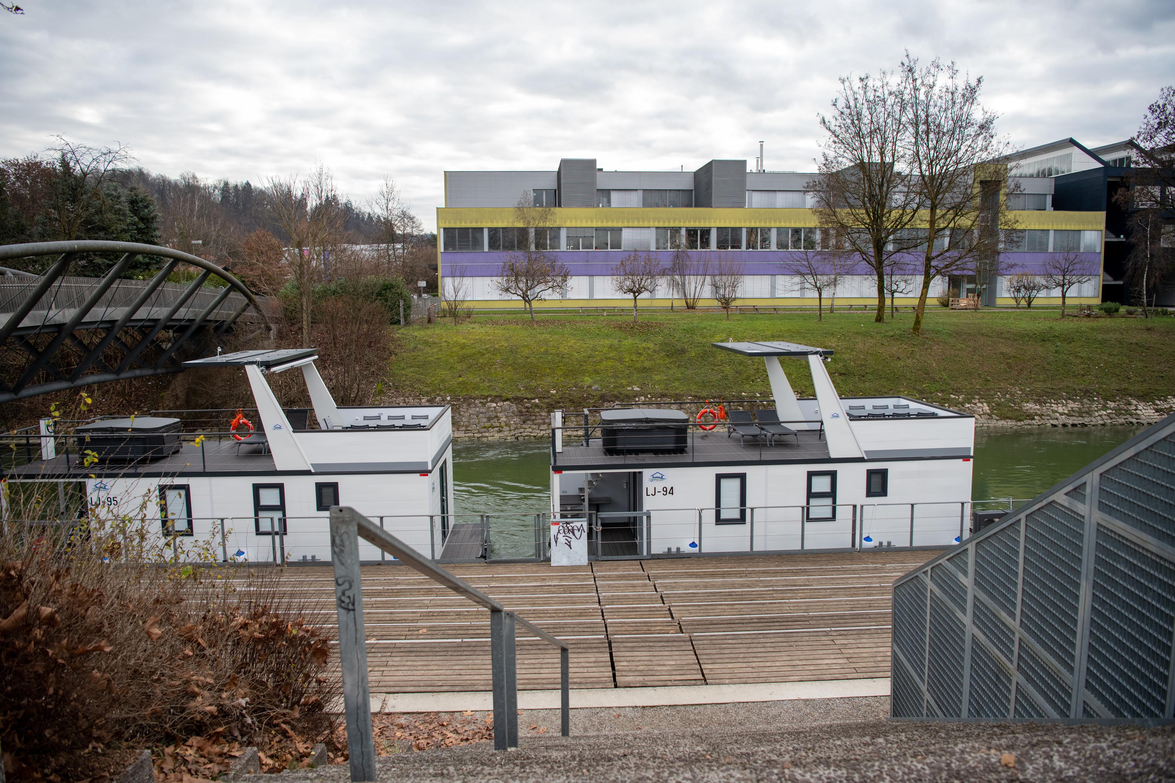Plavajoče hiške Ljubljanica