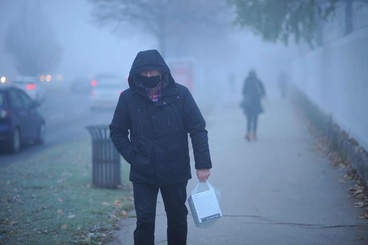 Sarajevo, megla, smog, Bosna in Hercegovina, Bosna, Bih