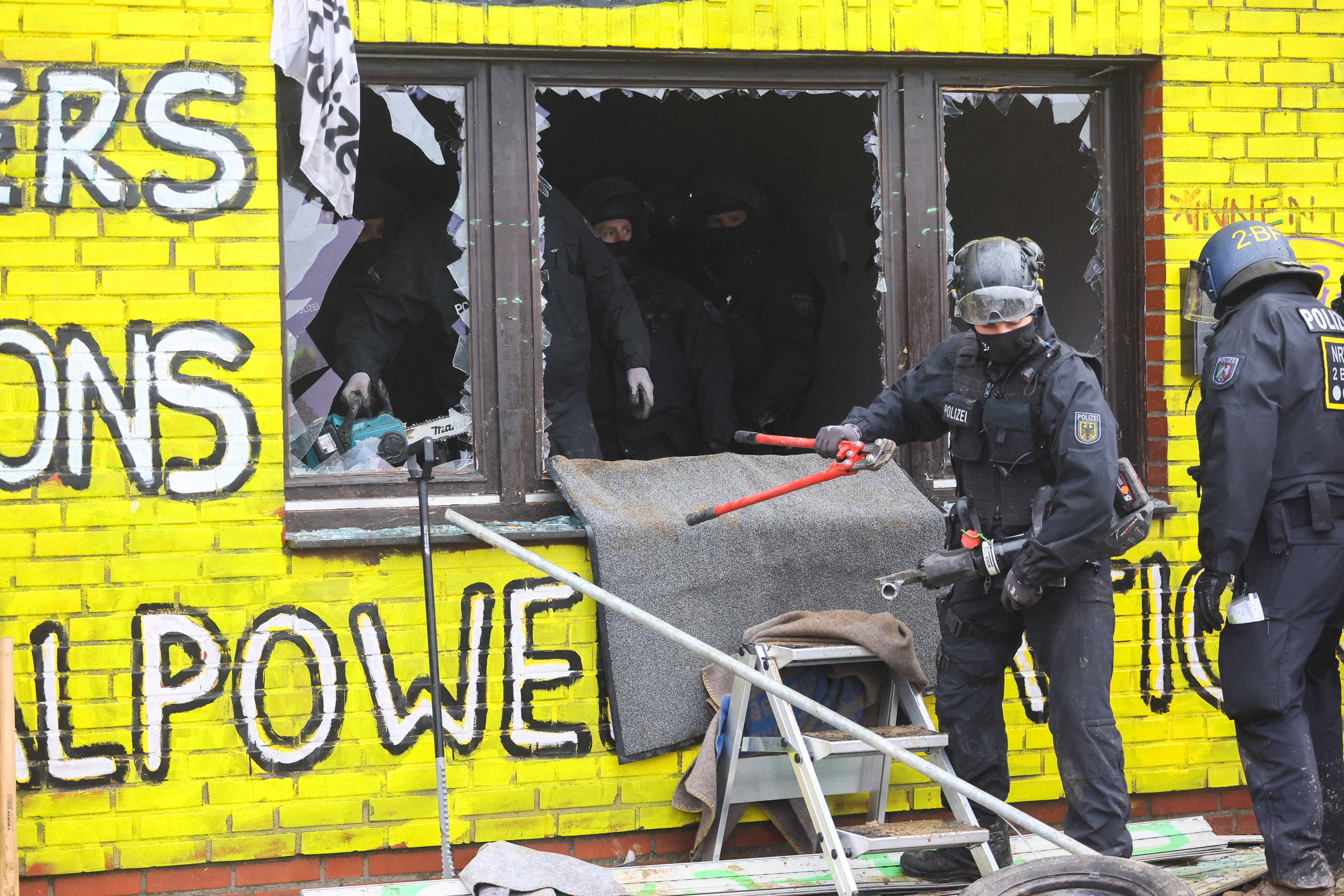 Lützerath, protest, premogovnik