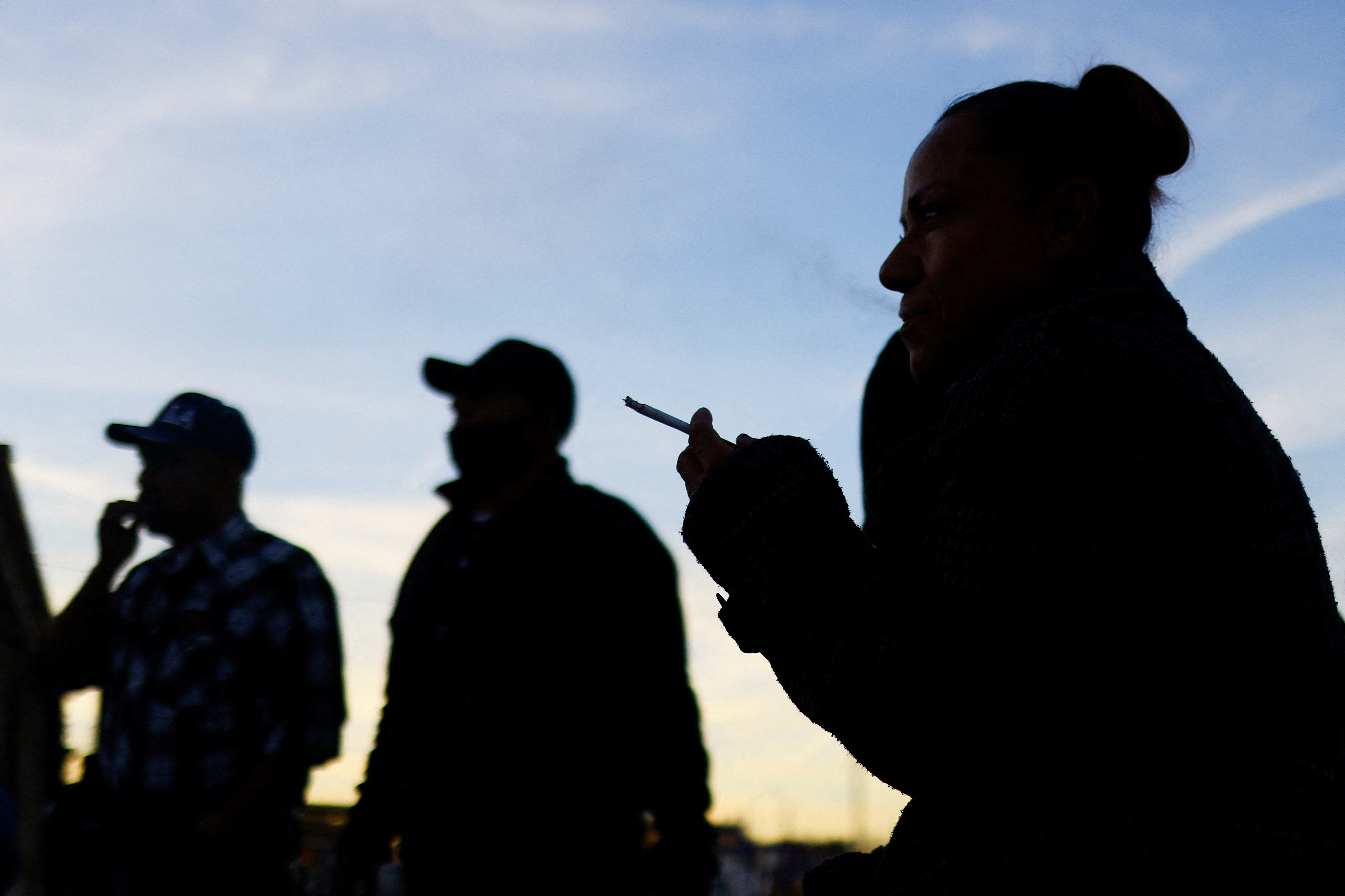 kajenje,čik,mehika,ženska,silhueta