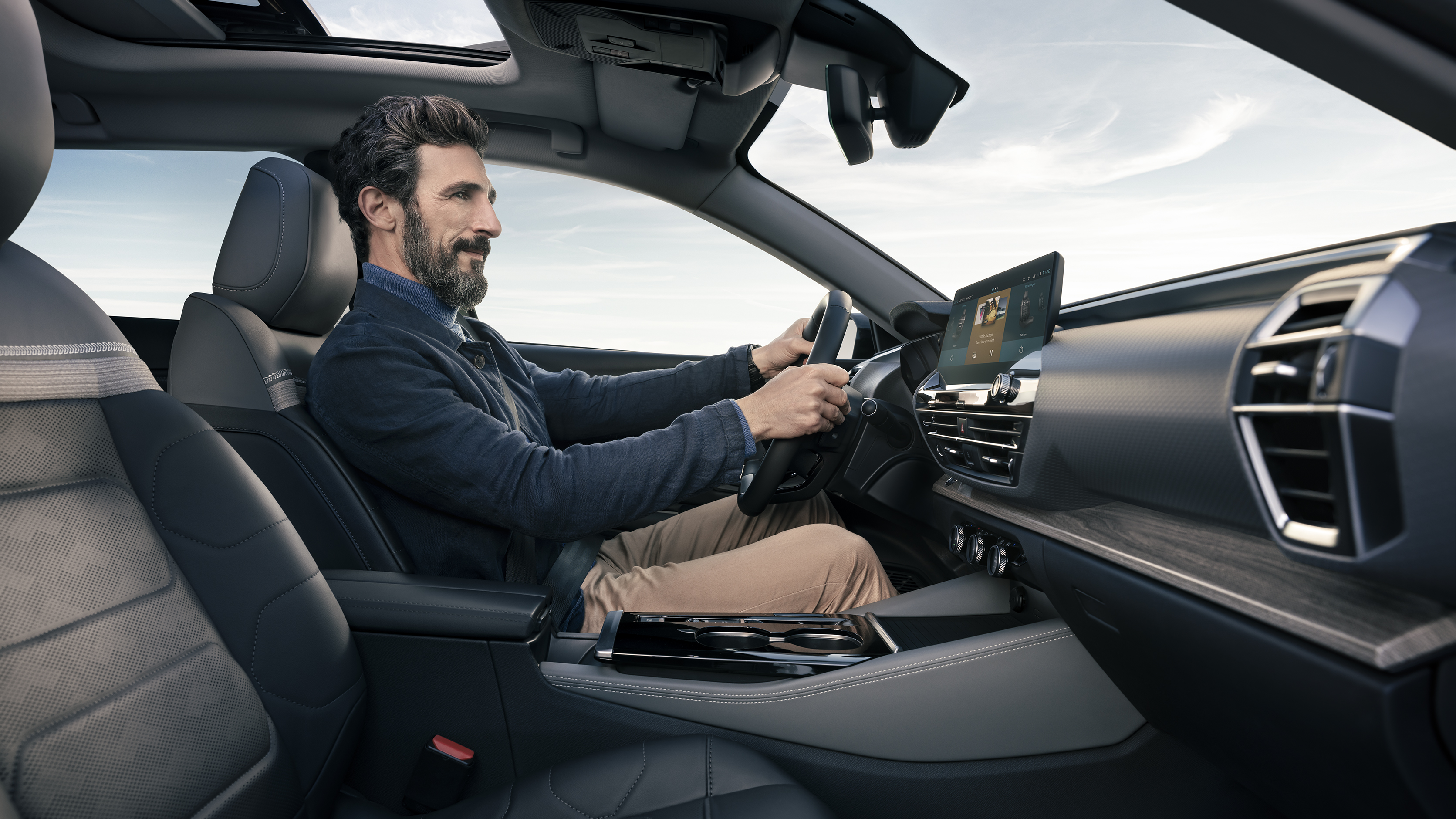 Citroen, avto, voznik