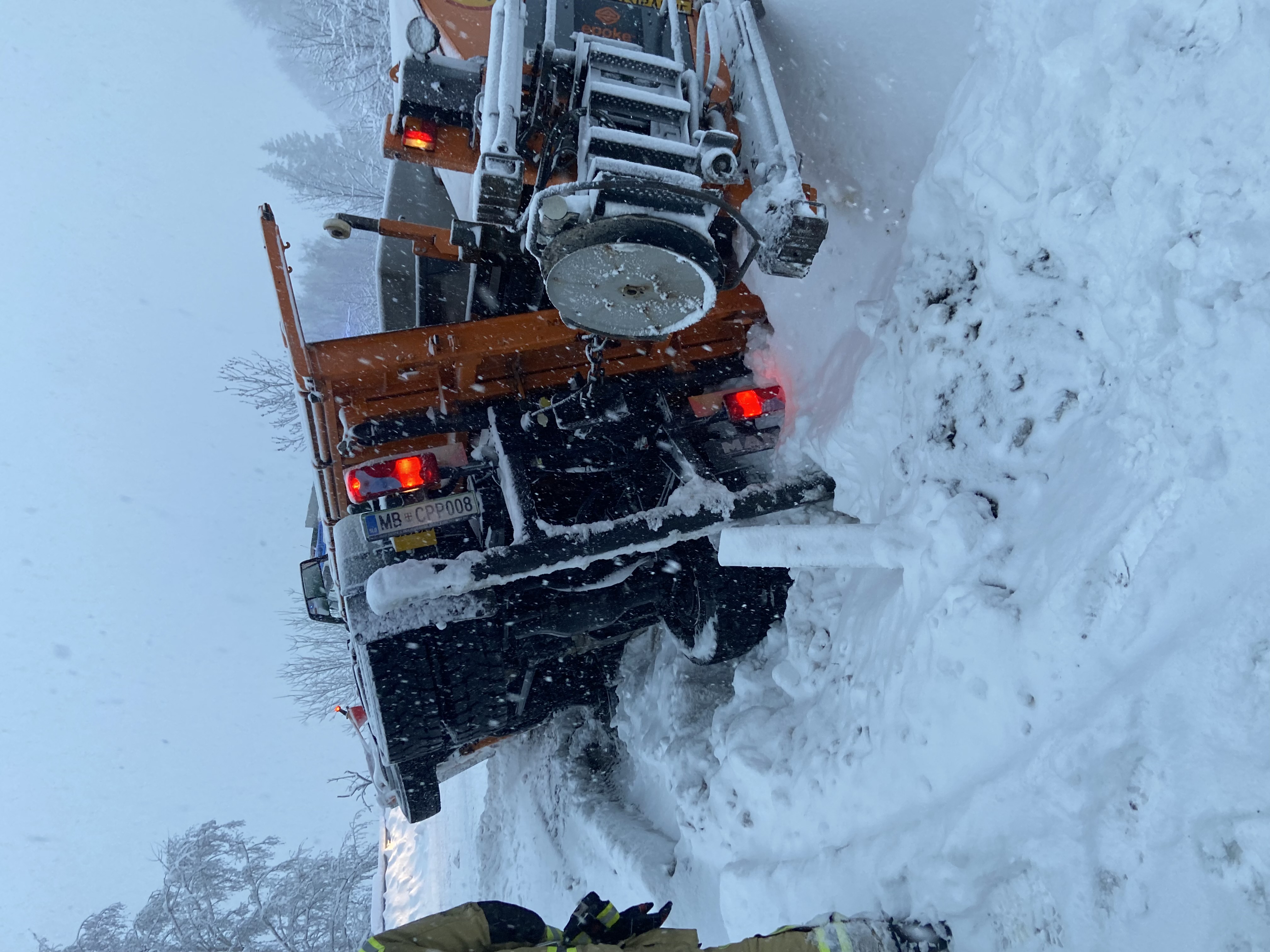 Zdrs pluga - sneg - Maribor