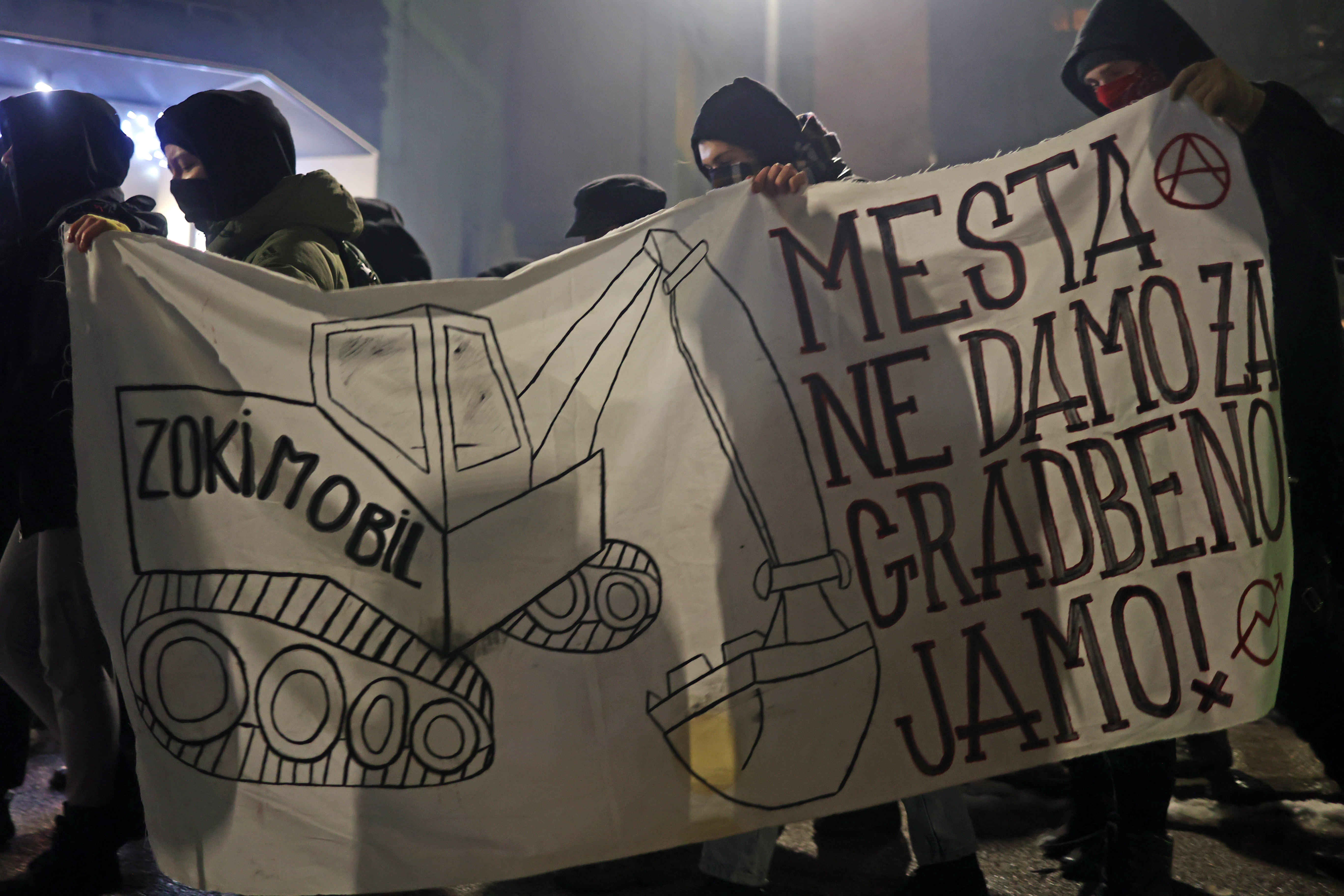 protest, Ljubljana, gentrifikacija, tovarna Rog