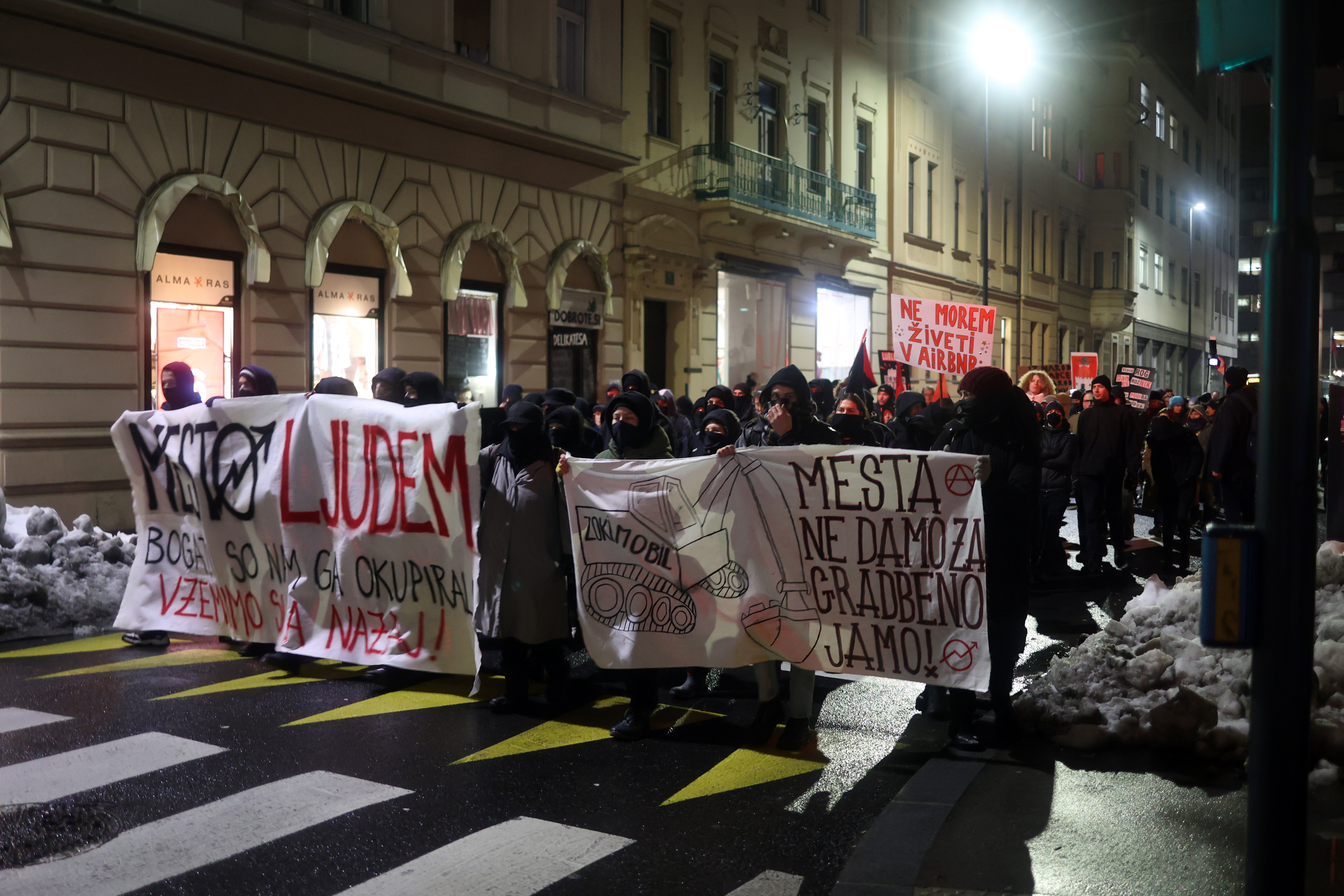 protest, Ljubljana, gentrifikacija, tovarna Rog