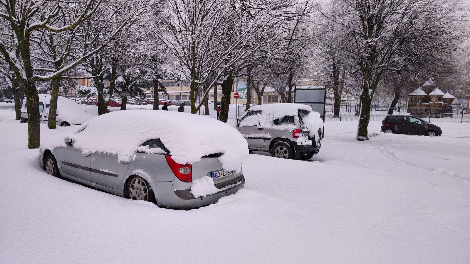 sneg snežne razmere