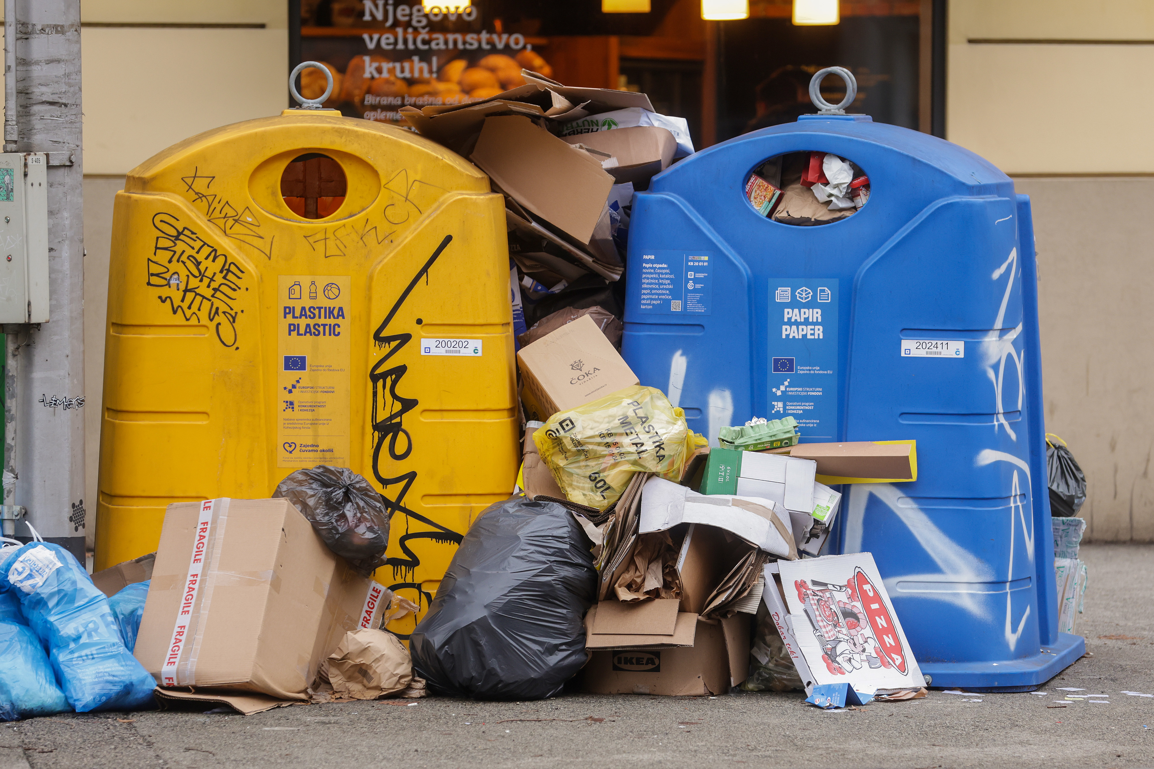 smeti, Zagreb, Hrvaška