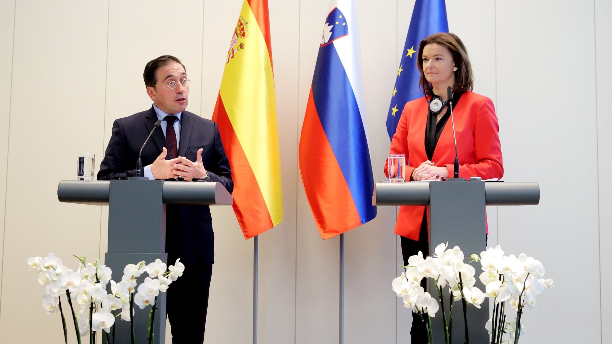 Tanja Fajon, Španija, Jose Manuel Albares