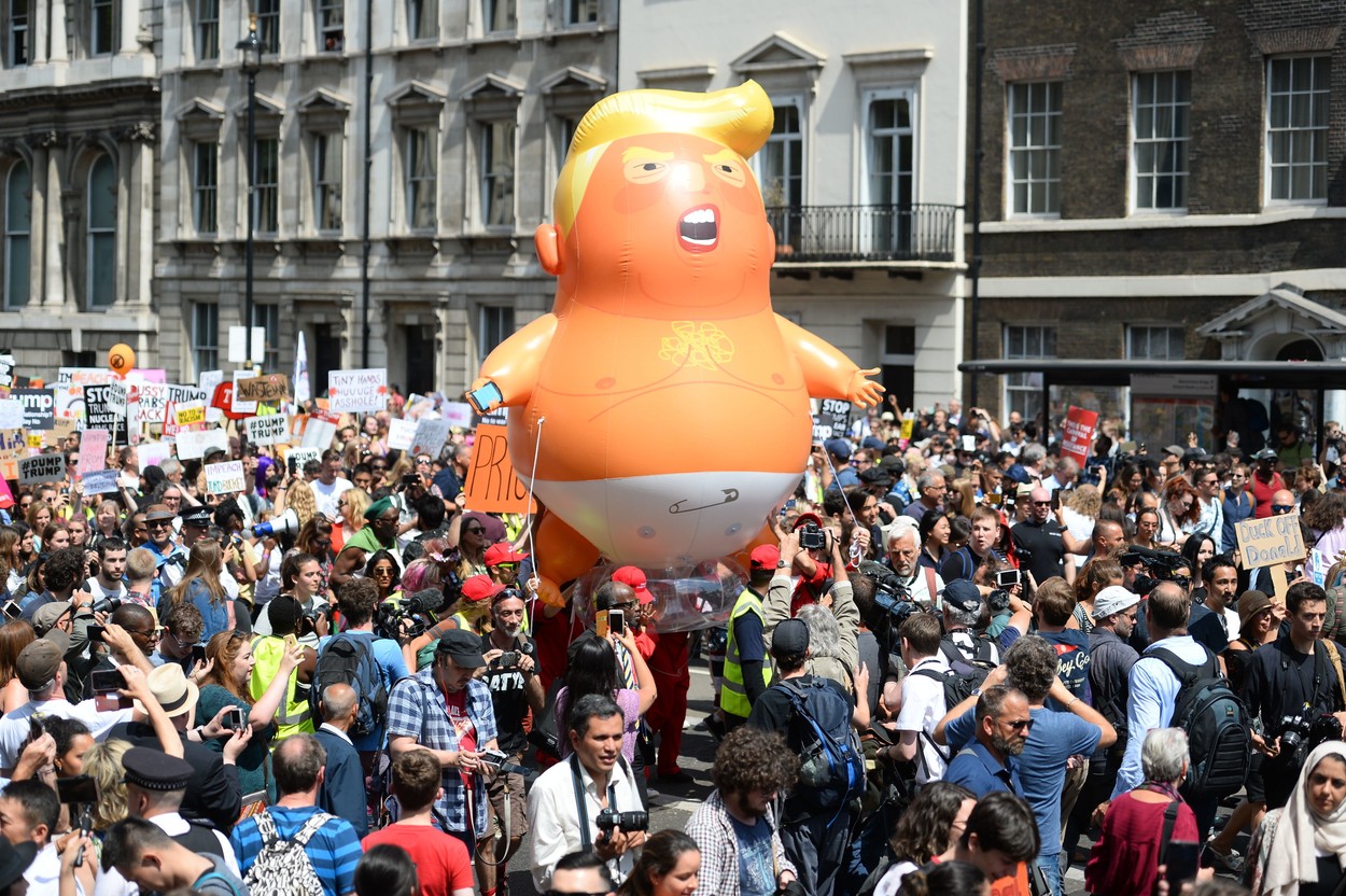 Donald Trump, balon, London