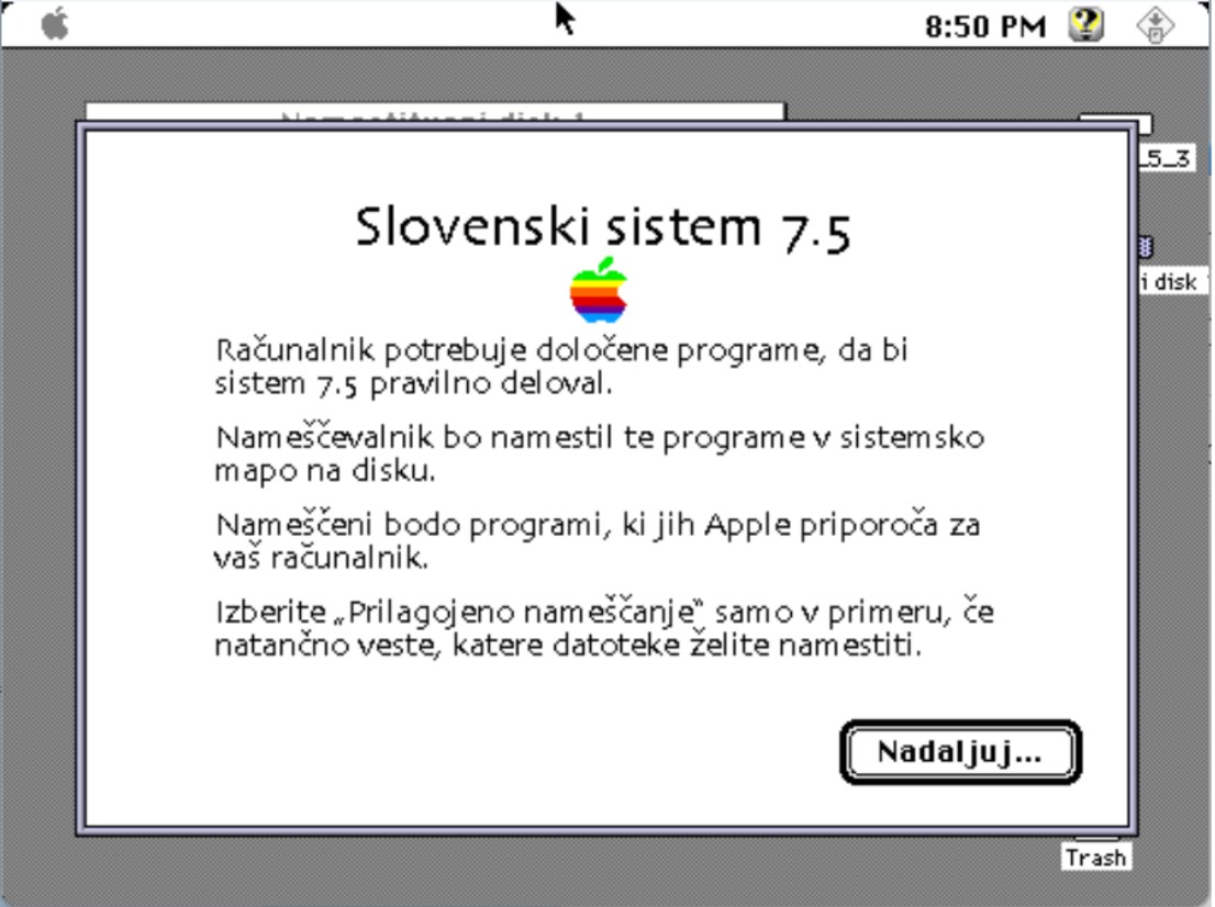 Apple slovenski jezik