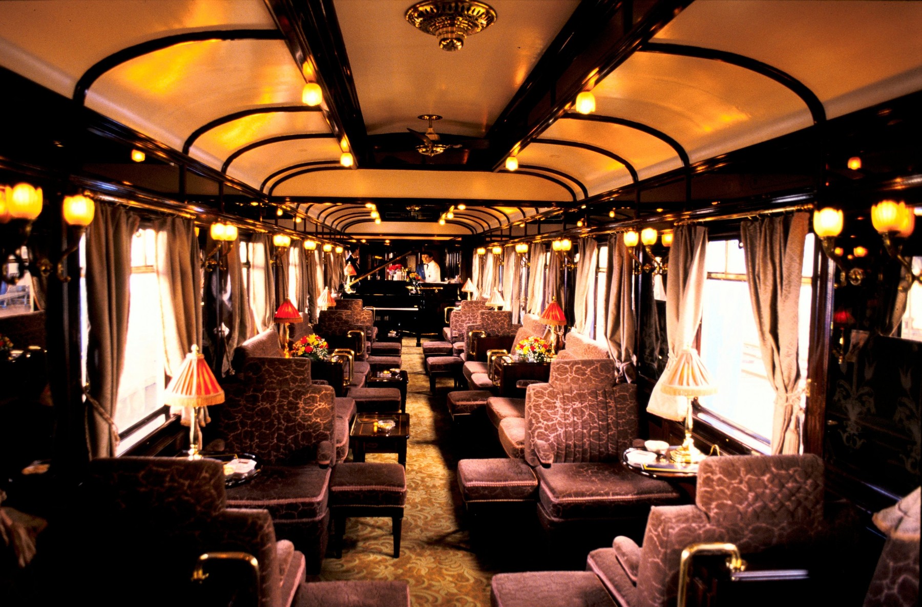 Orient Express, vlak, notranjost