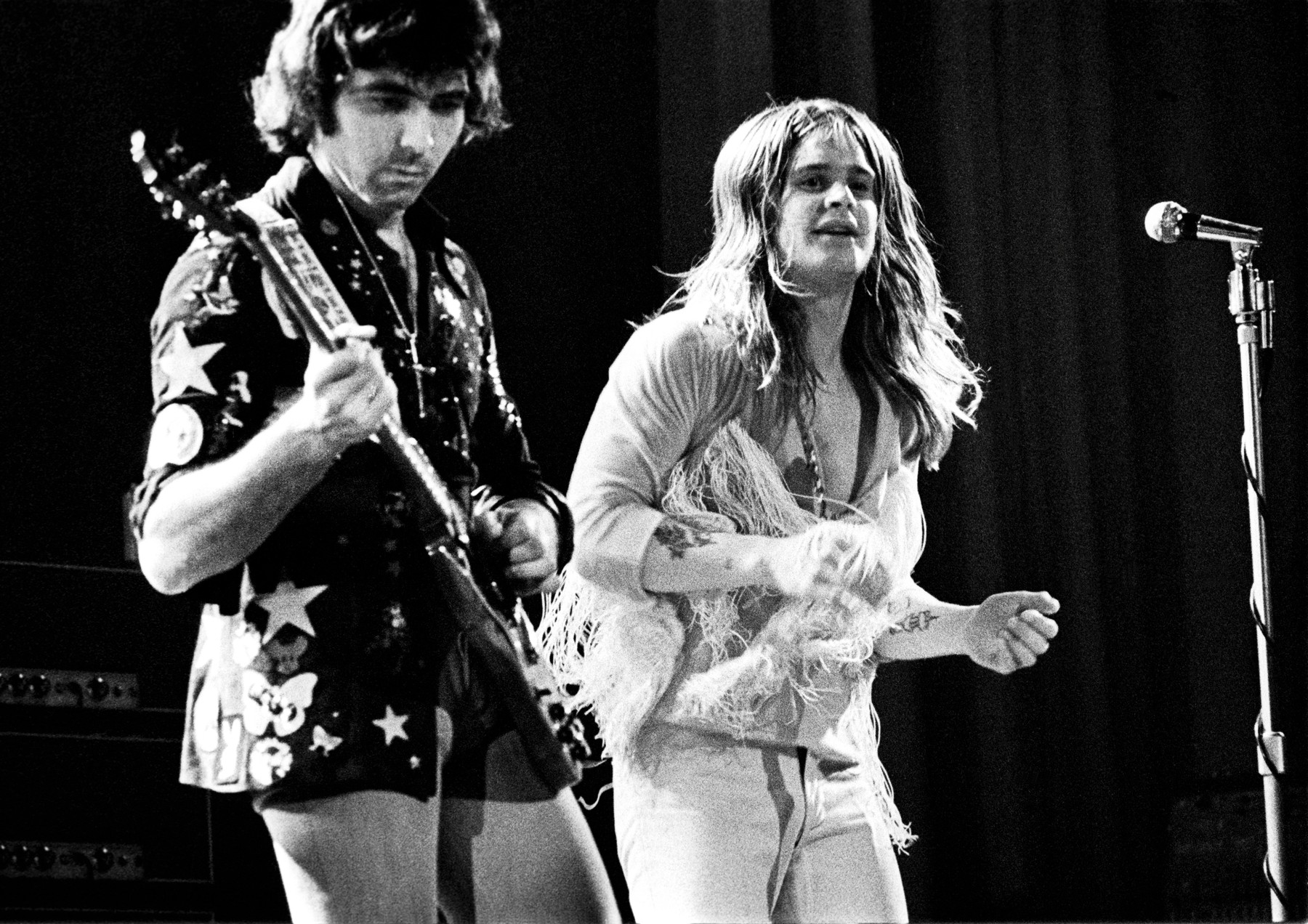 Ozzy Osbourne in kitarist Tony Iommi v zasedbi Black Sabbath (Vir: PROFIMEDIA)