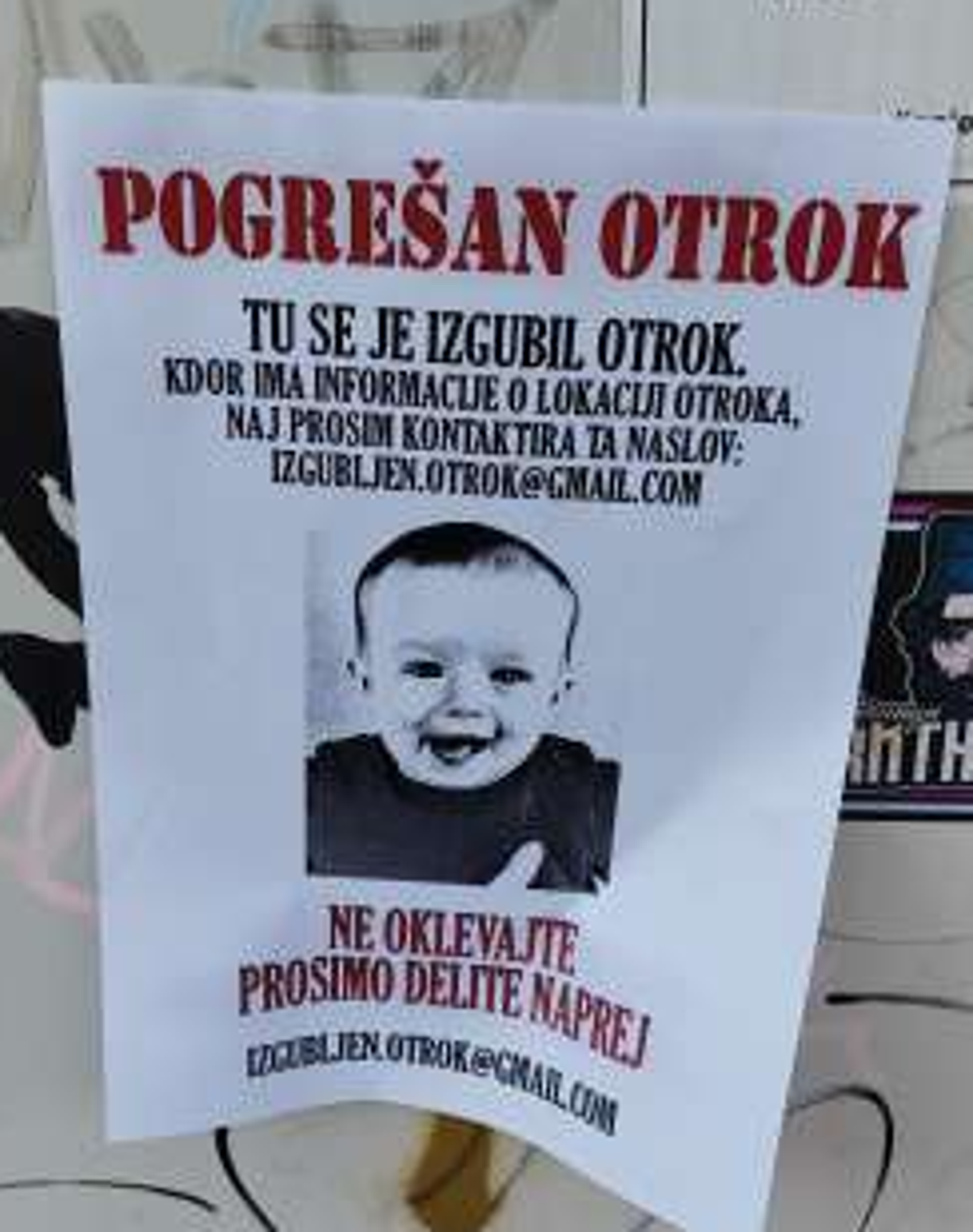 pogrešan otrok