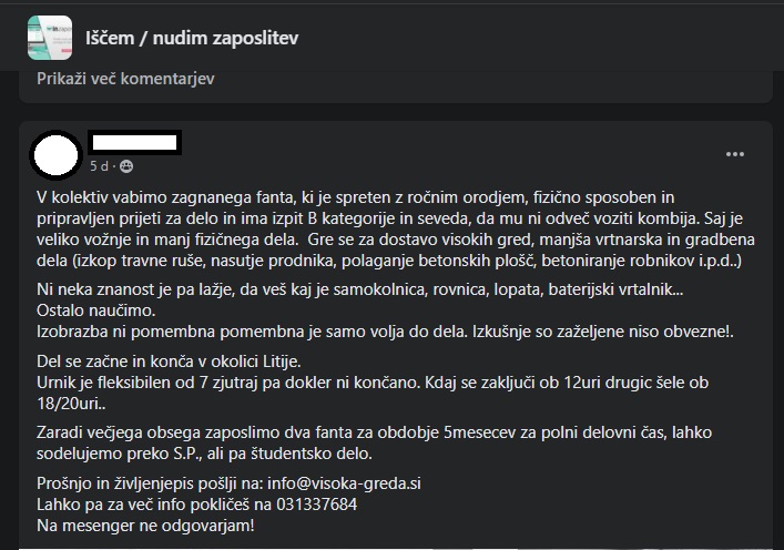 posnetek zaslona/Facebook