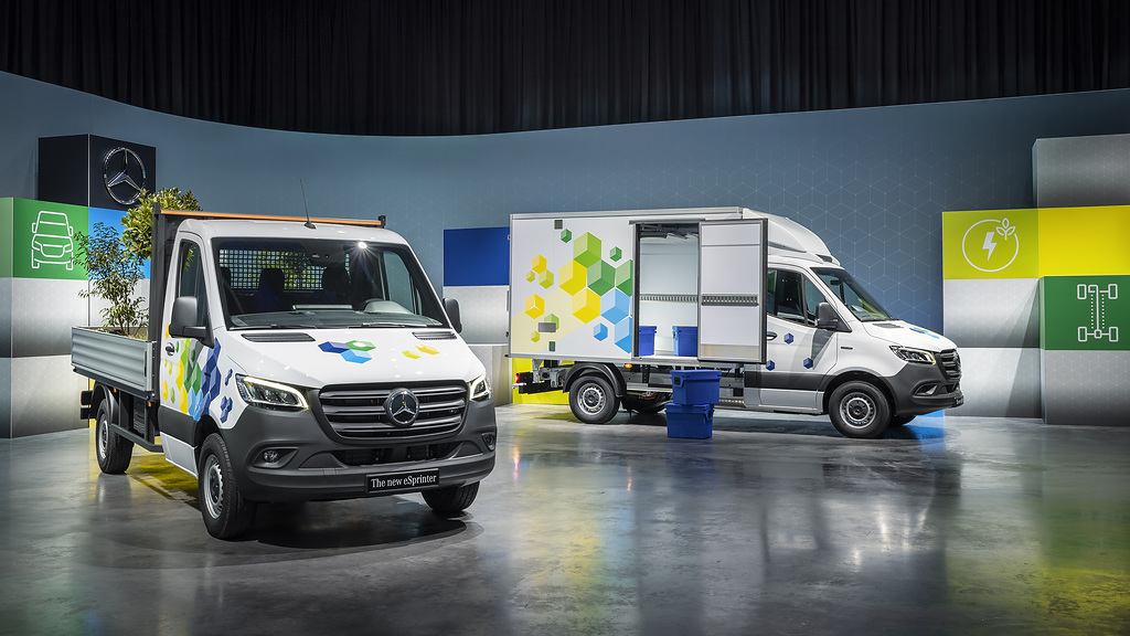 Mercedes-Benz eSprinter, nov dostavnik, BEV