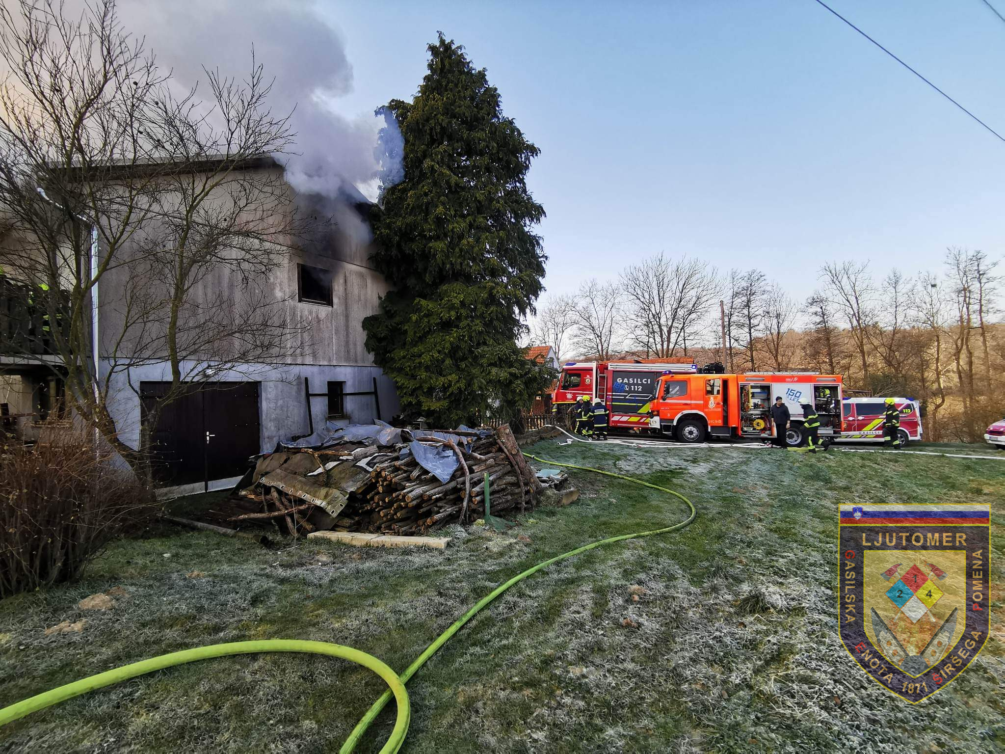 požar, Ljutomer, stanovanjska hiša