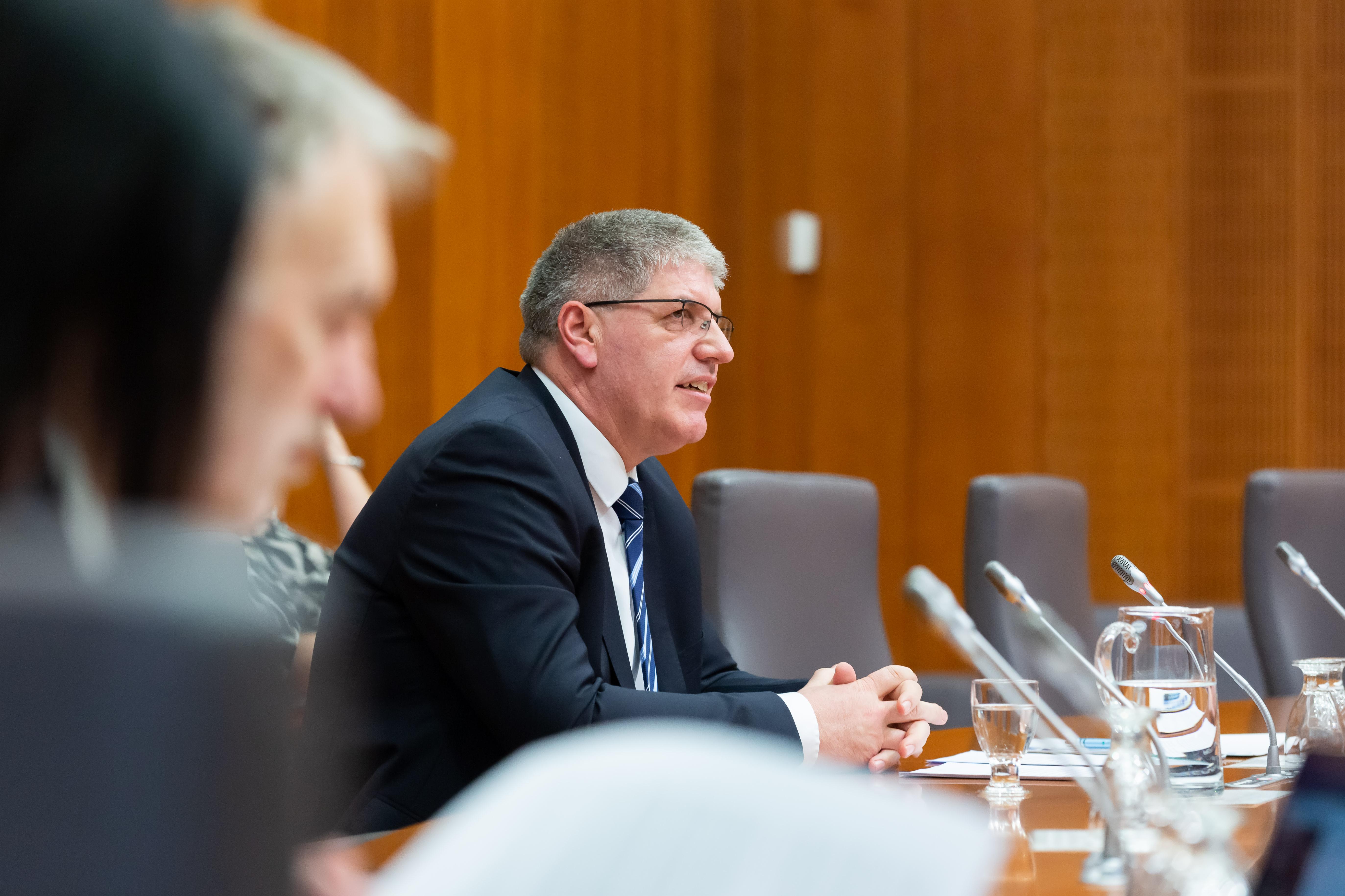 Boštjan Poklukar na zaslišanju pred poslanci