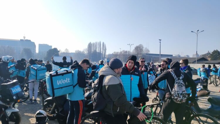 protest, Wolt, Zagreb