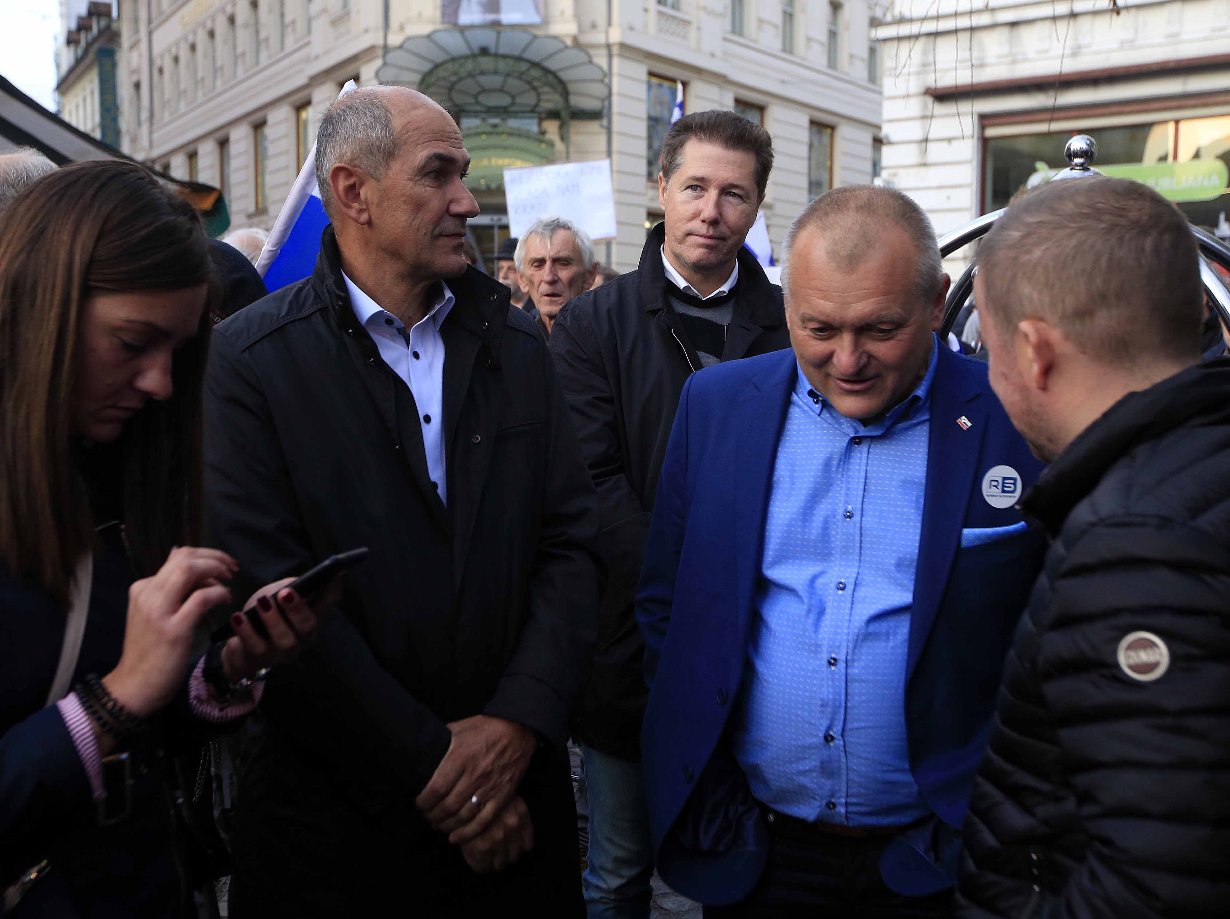 Janez Janša in Franc Kangler