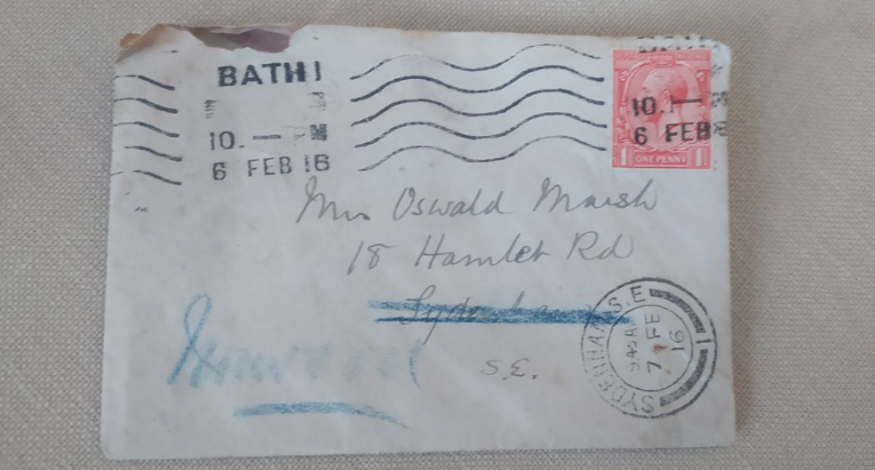 Pismo s stoletno zamudo