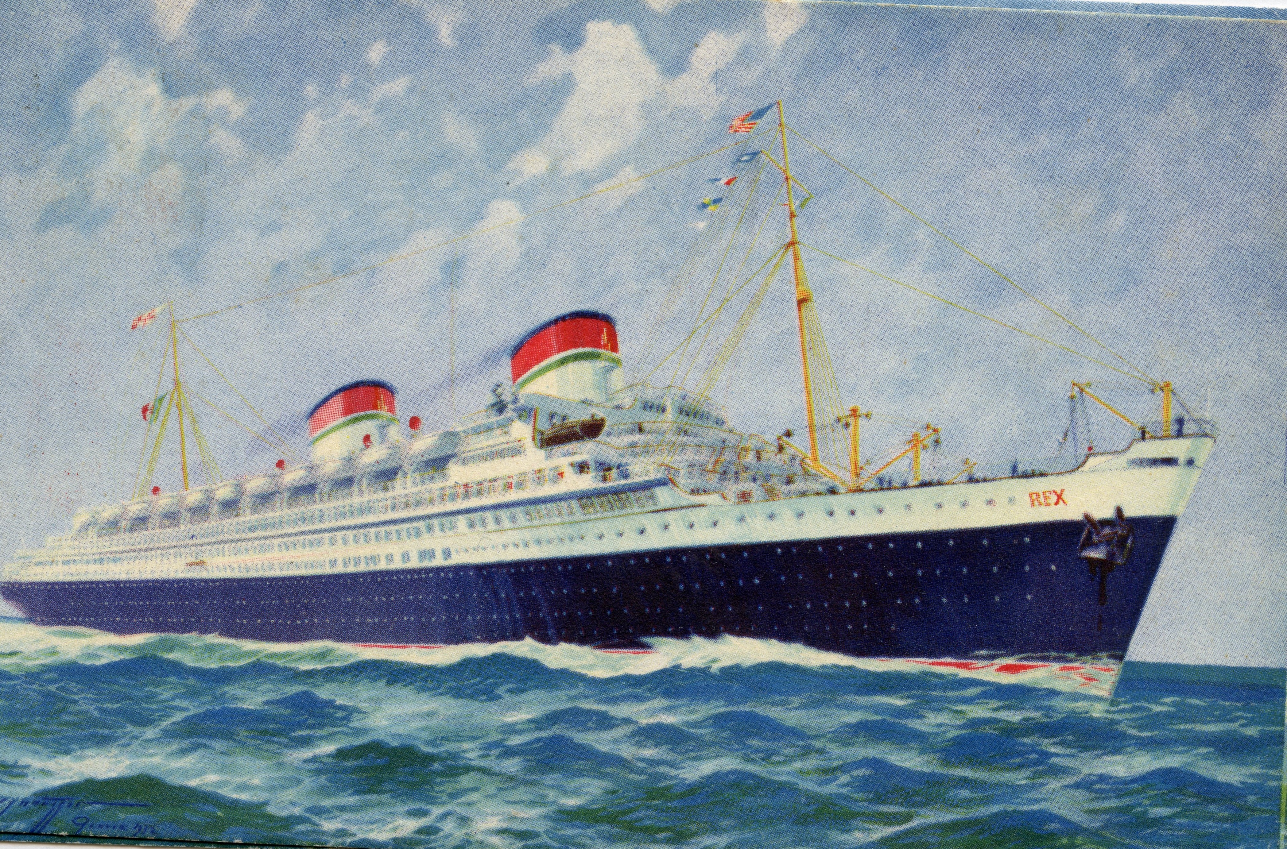 Razglednica z motivom Rexa.