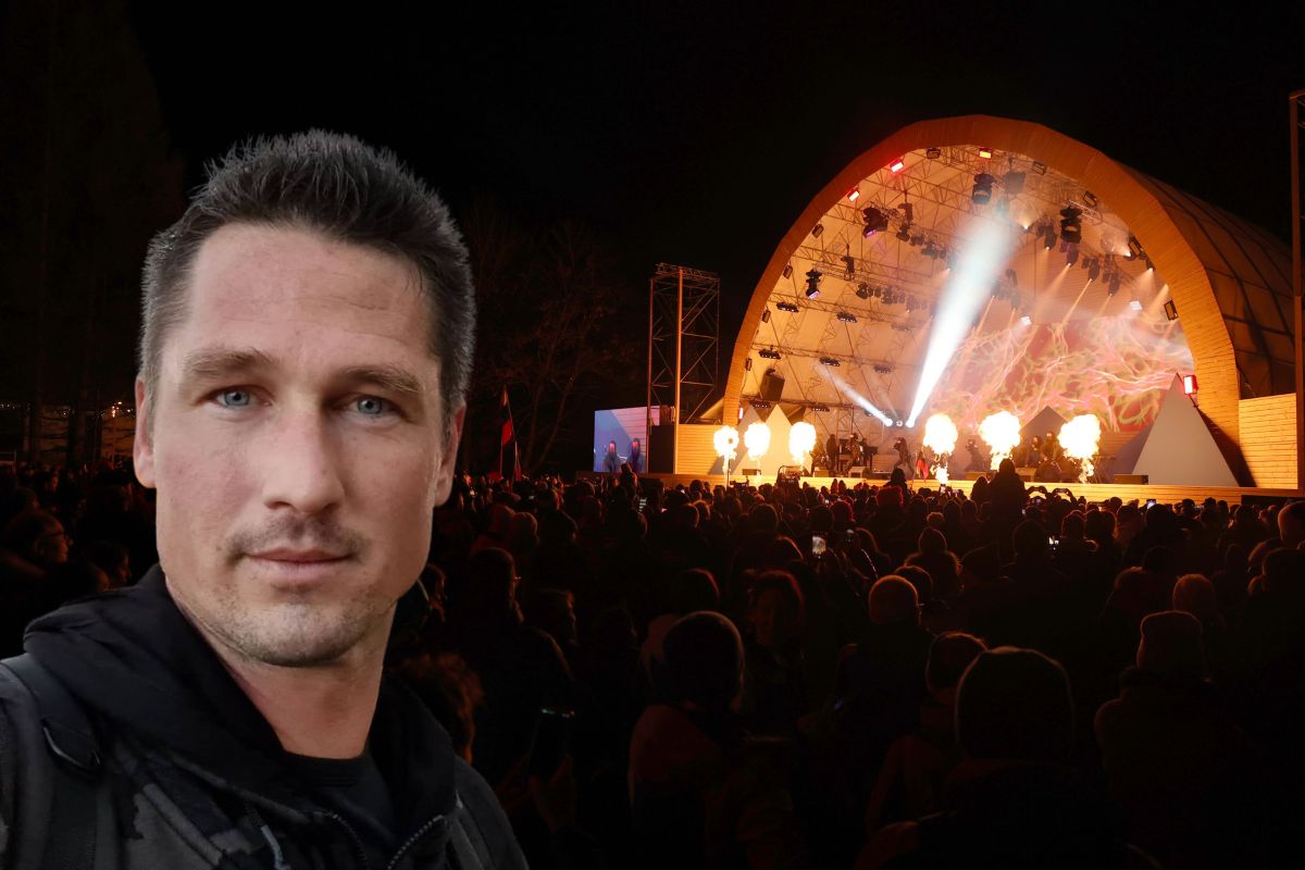 Miha Krušič, Planica, otvoritvena, slovesnost