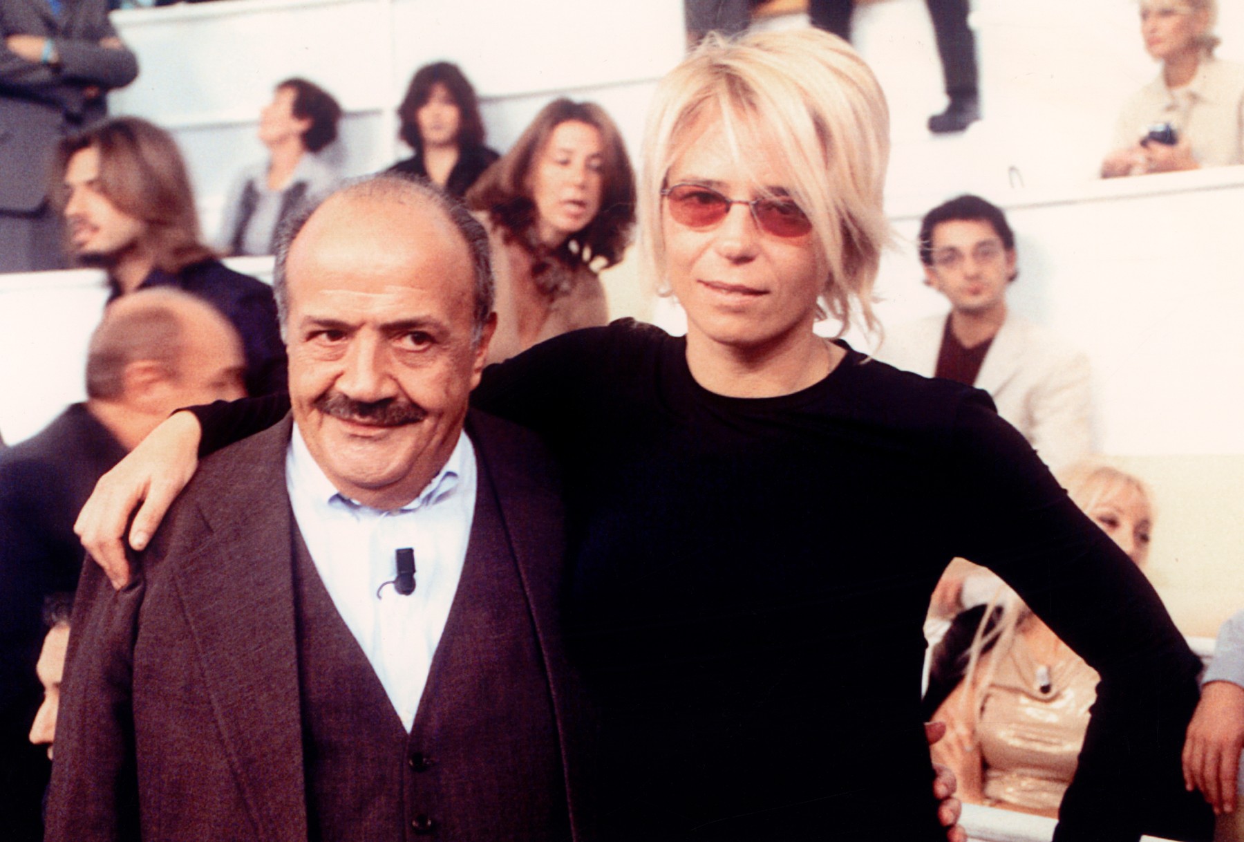 Maurizio Costanzo in Maria de Filippi (PROFIMEDIA)