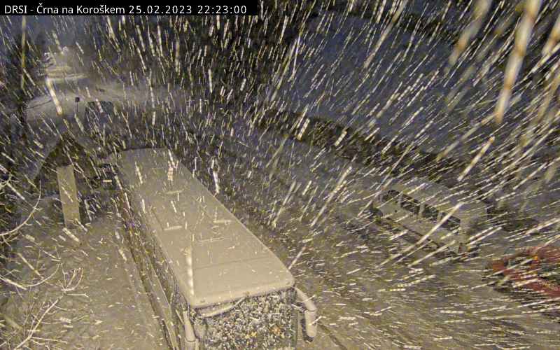 Sneg, Črna na Koroškem