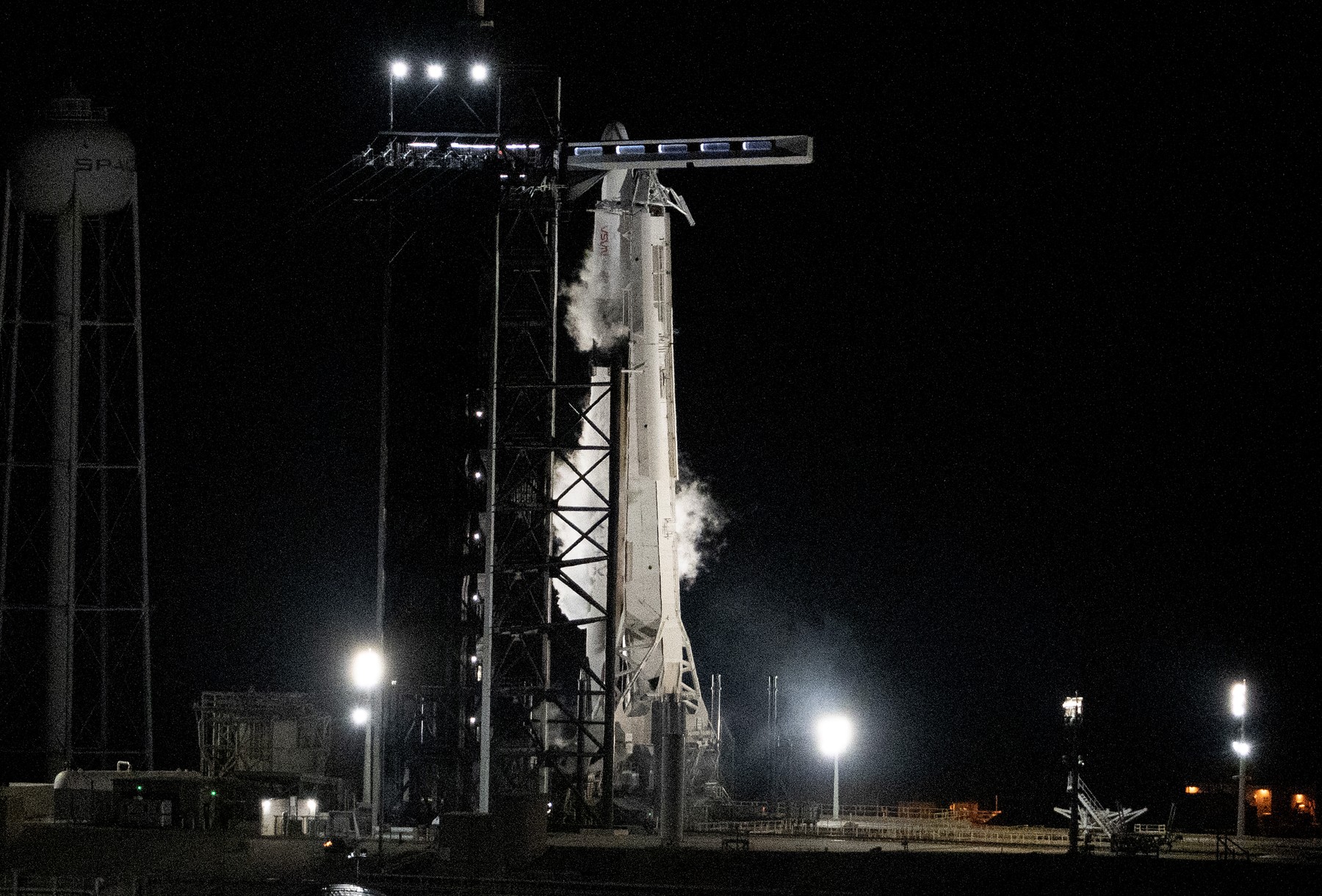 SpaceX/NASA Scrubs Launch of Crew-6 from the Kennedy Space Center, Florida