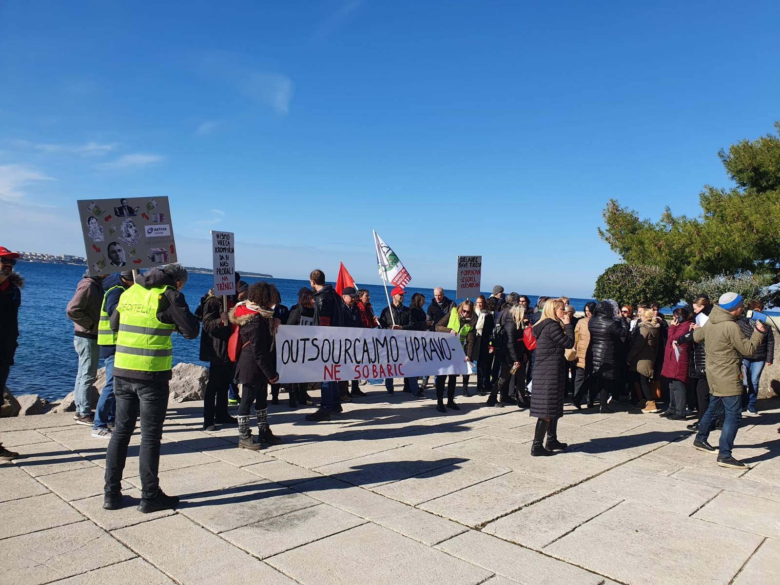 stavka v Hotelu Bernardin