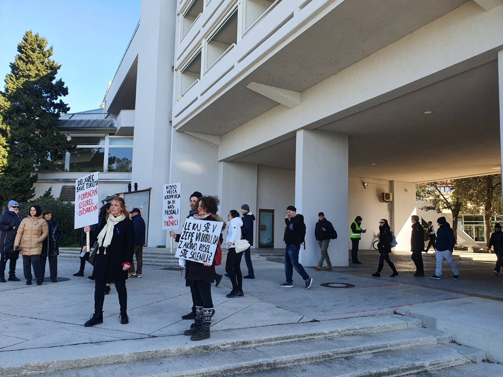 stavka v Hotelu Bernardin