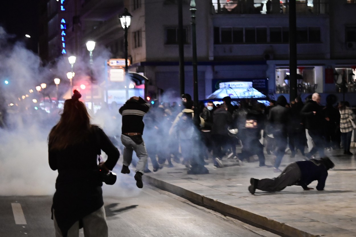 Grčija, nesreča, protesti