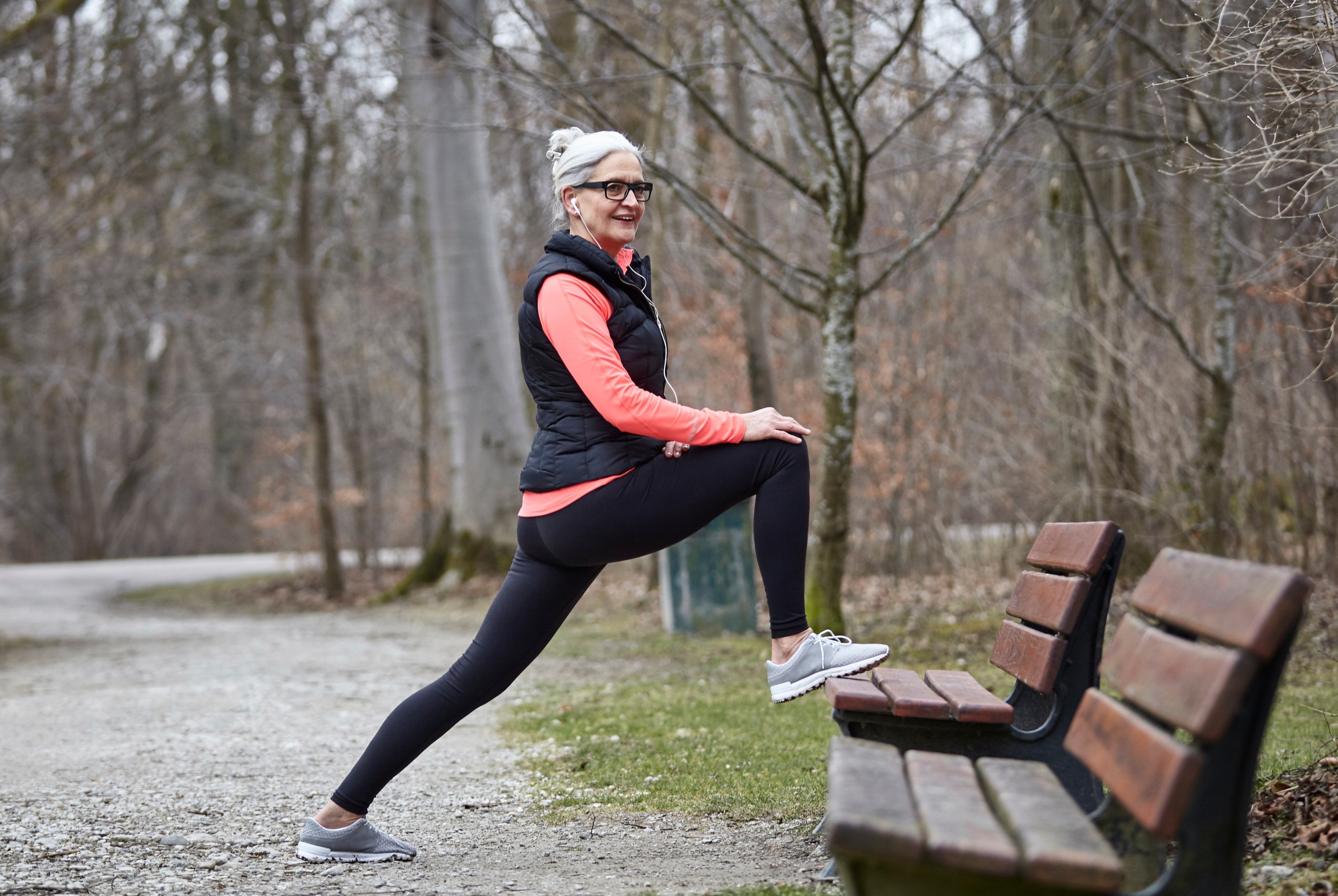 gibanje, raztegovanje, gospa