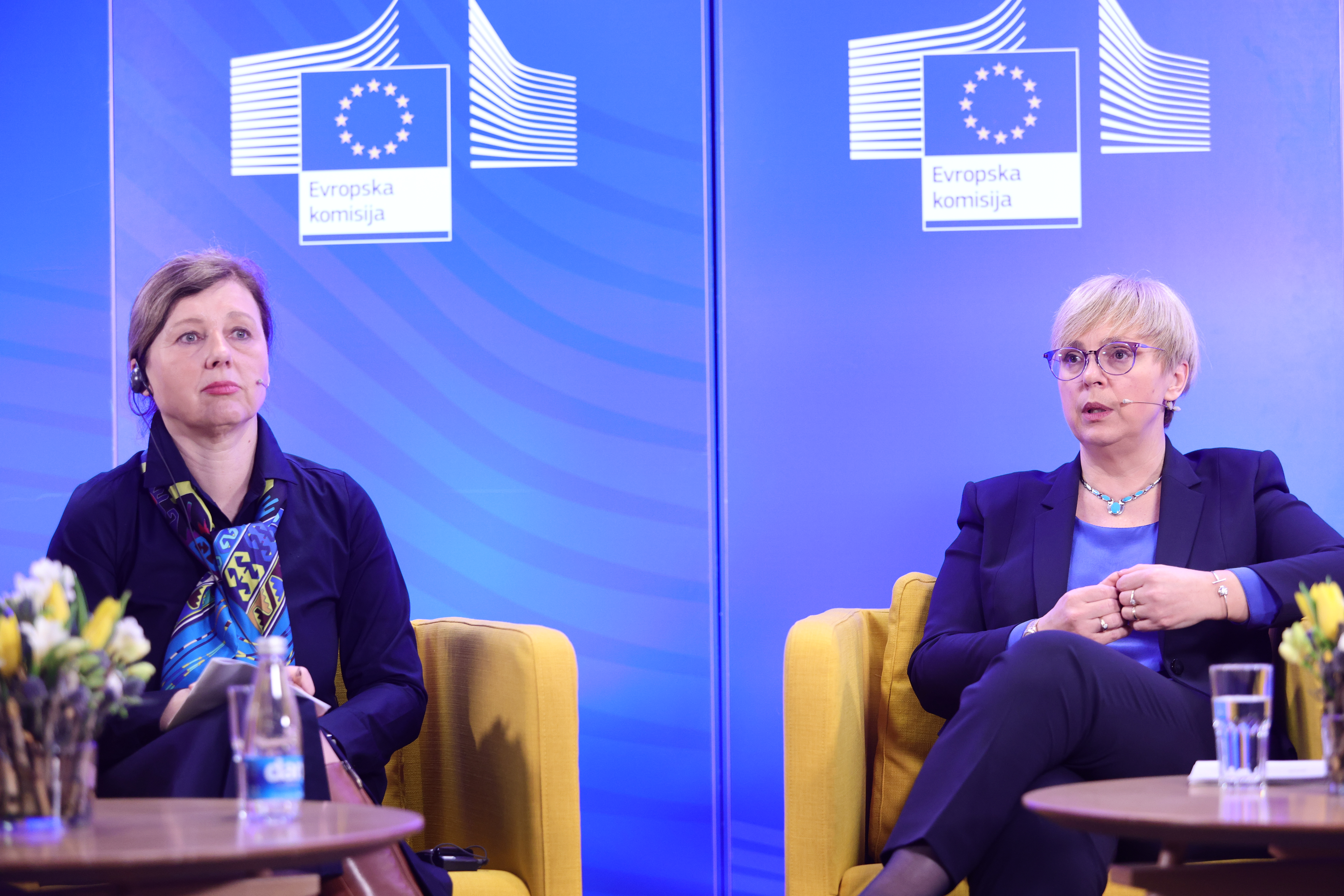 Vera Jourova v Sloveniji