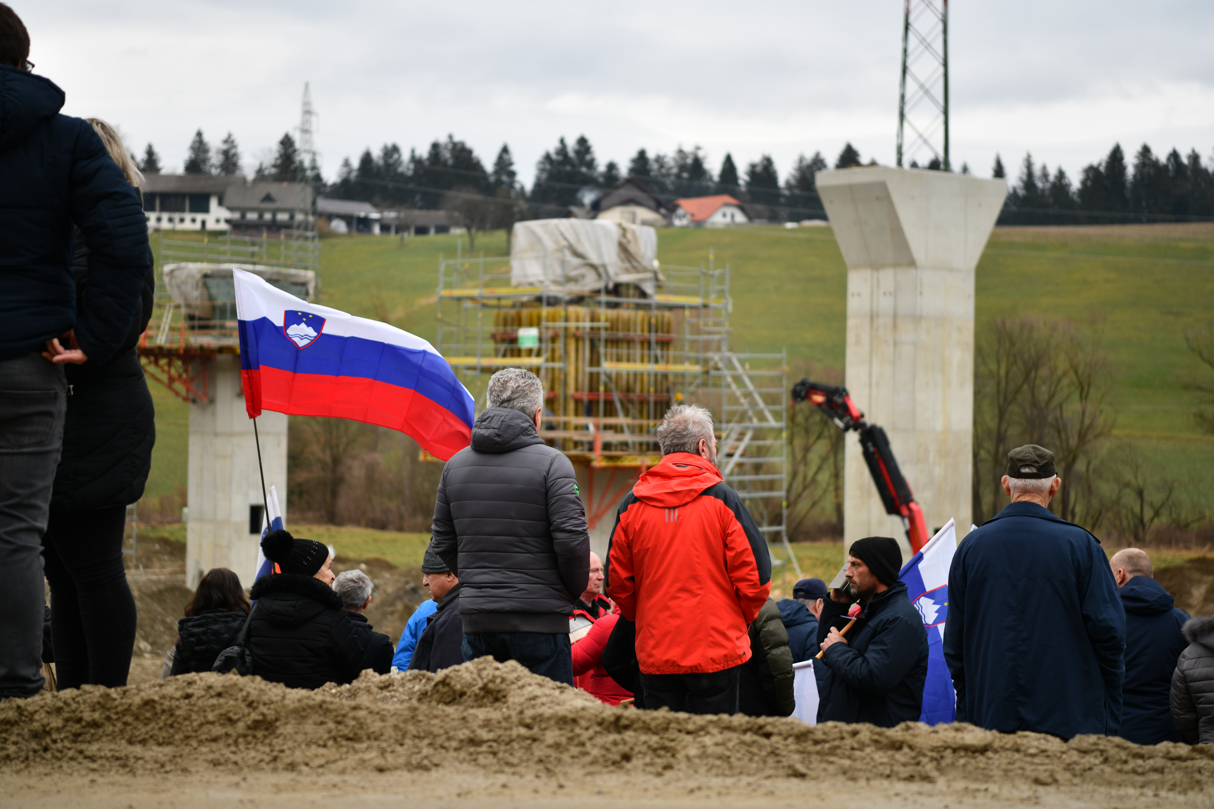 Koroška, hitra cesta, protest, SDS