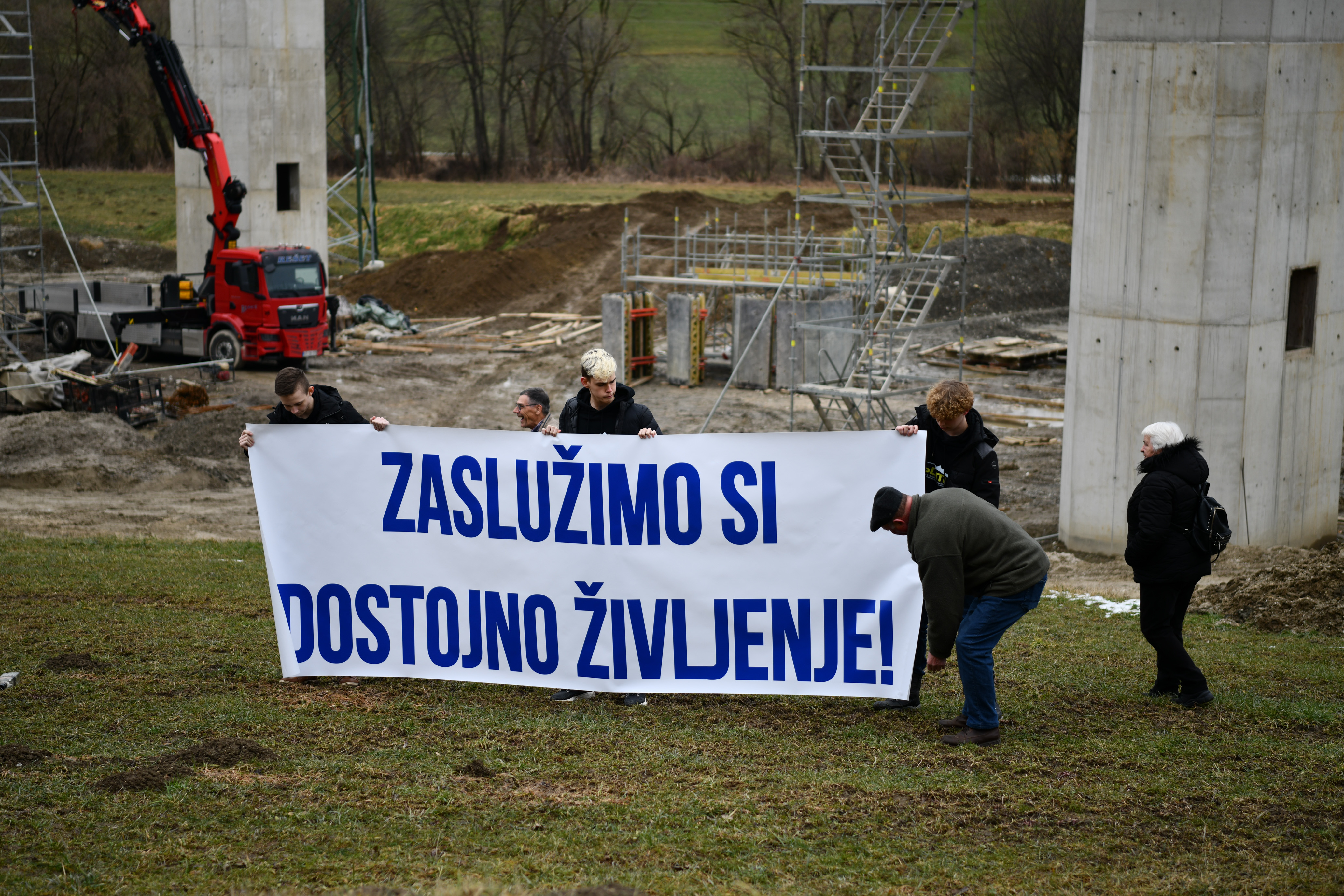Koroška, hitra cesta, protest, SDS