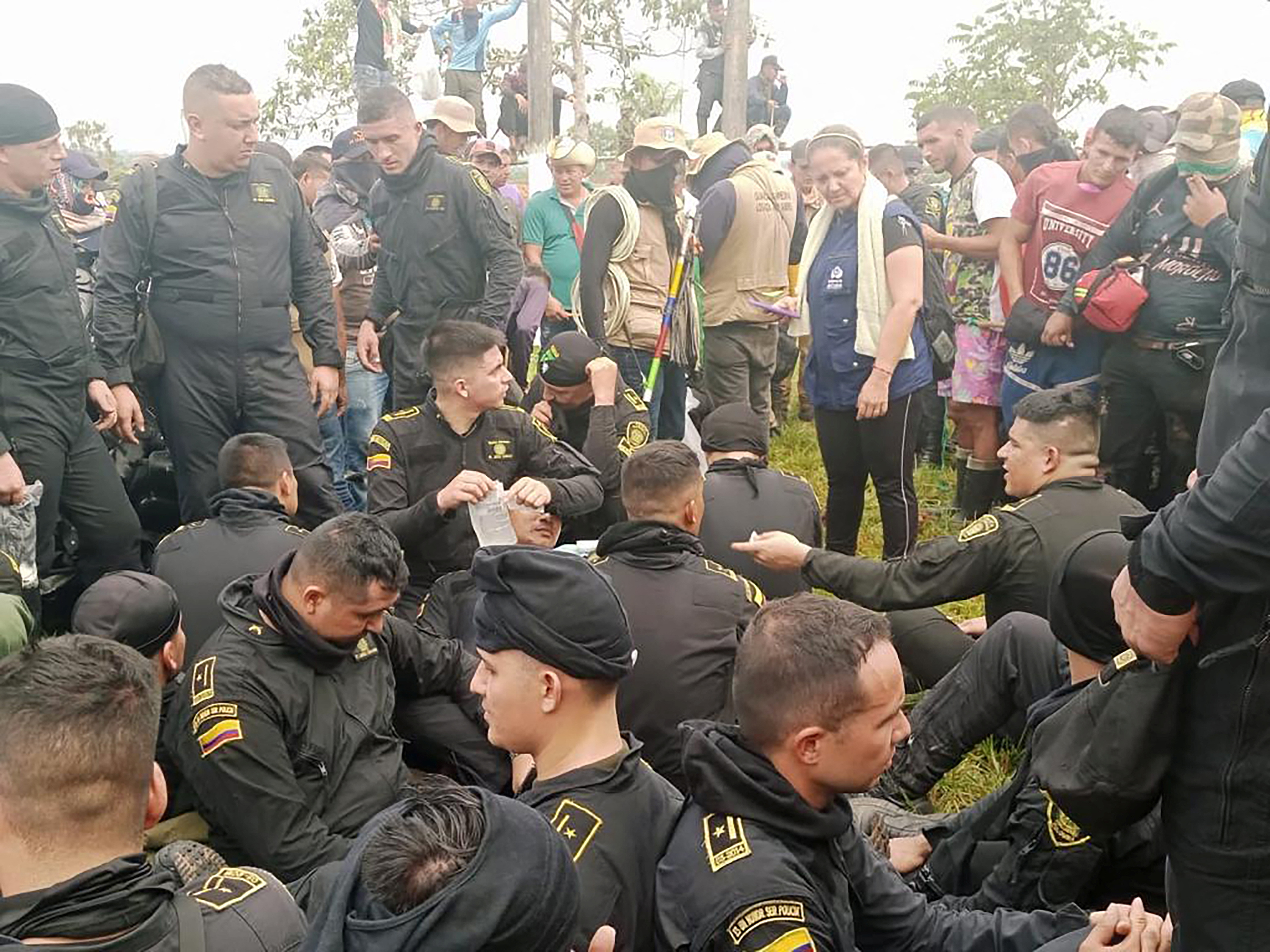 Zajeti talci v Kolumbiji