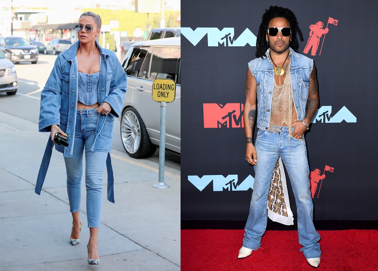 Khloe Kardashian, Lenny Kravitz, džins