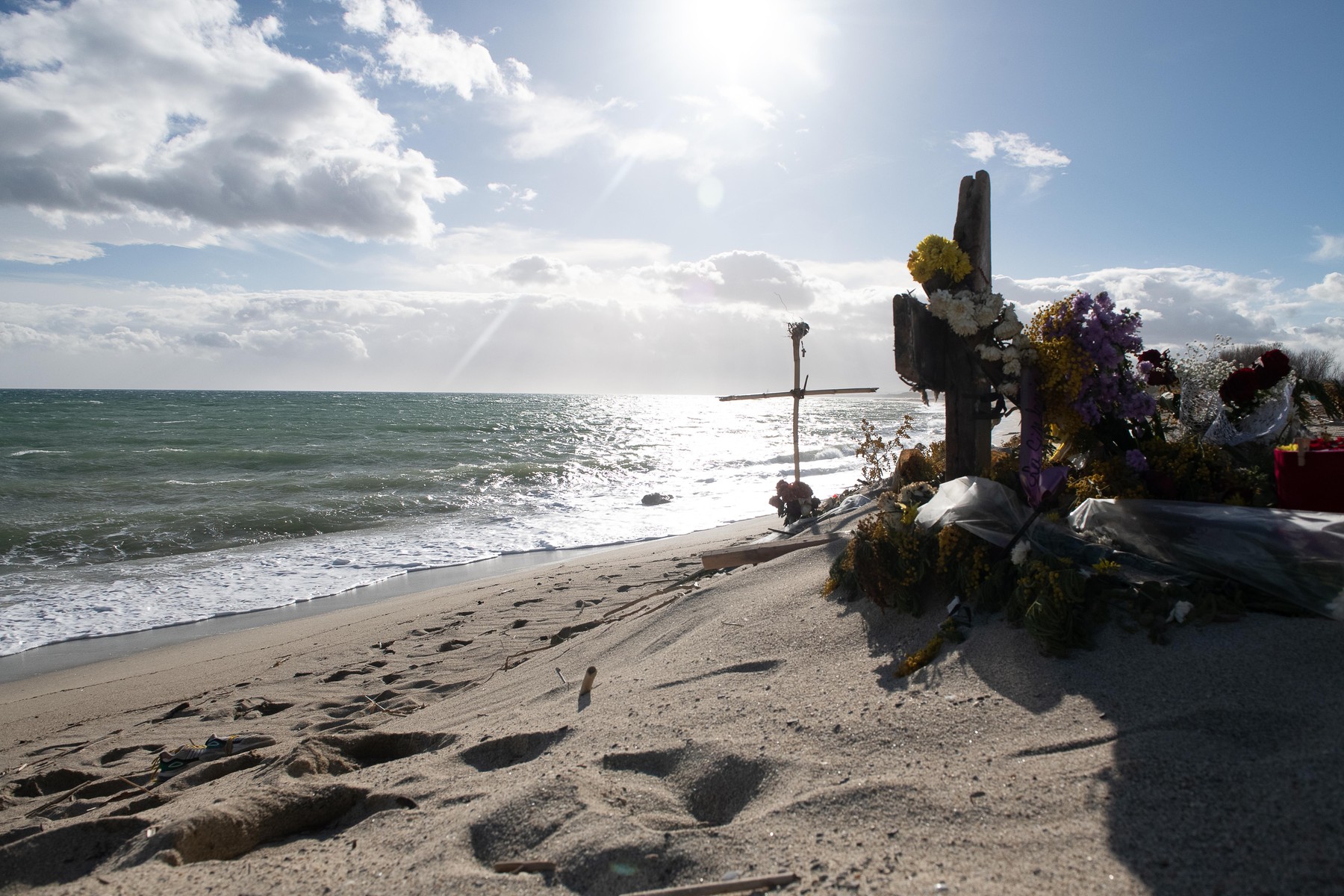 prebežniki, italija, brodolom, spomenik