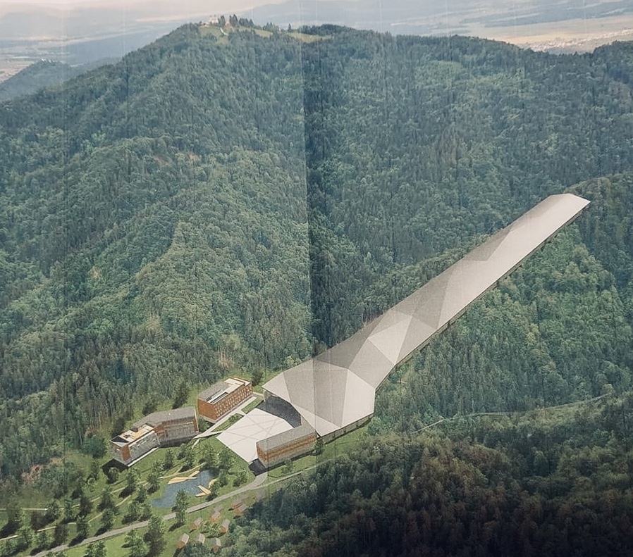 snežna dvorana, besnica