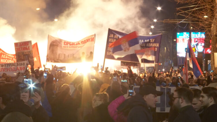 protest,beograd, kosovo