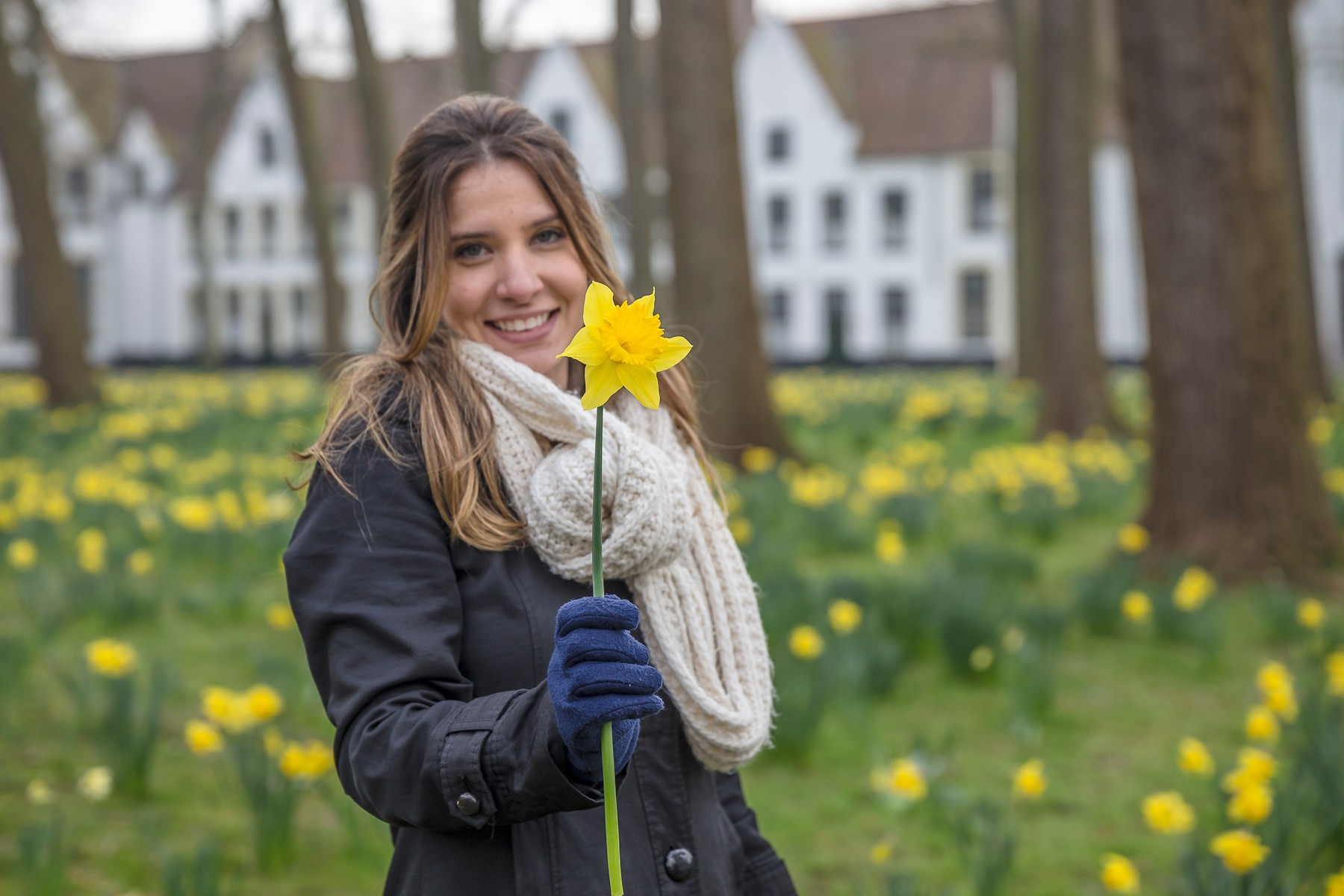 pomlad, cvetlica, ženska
