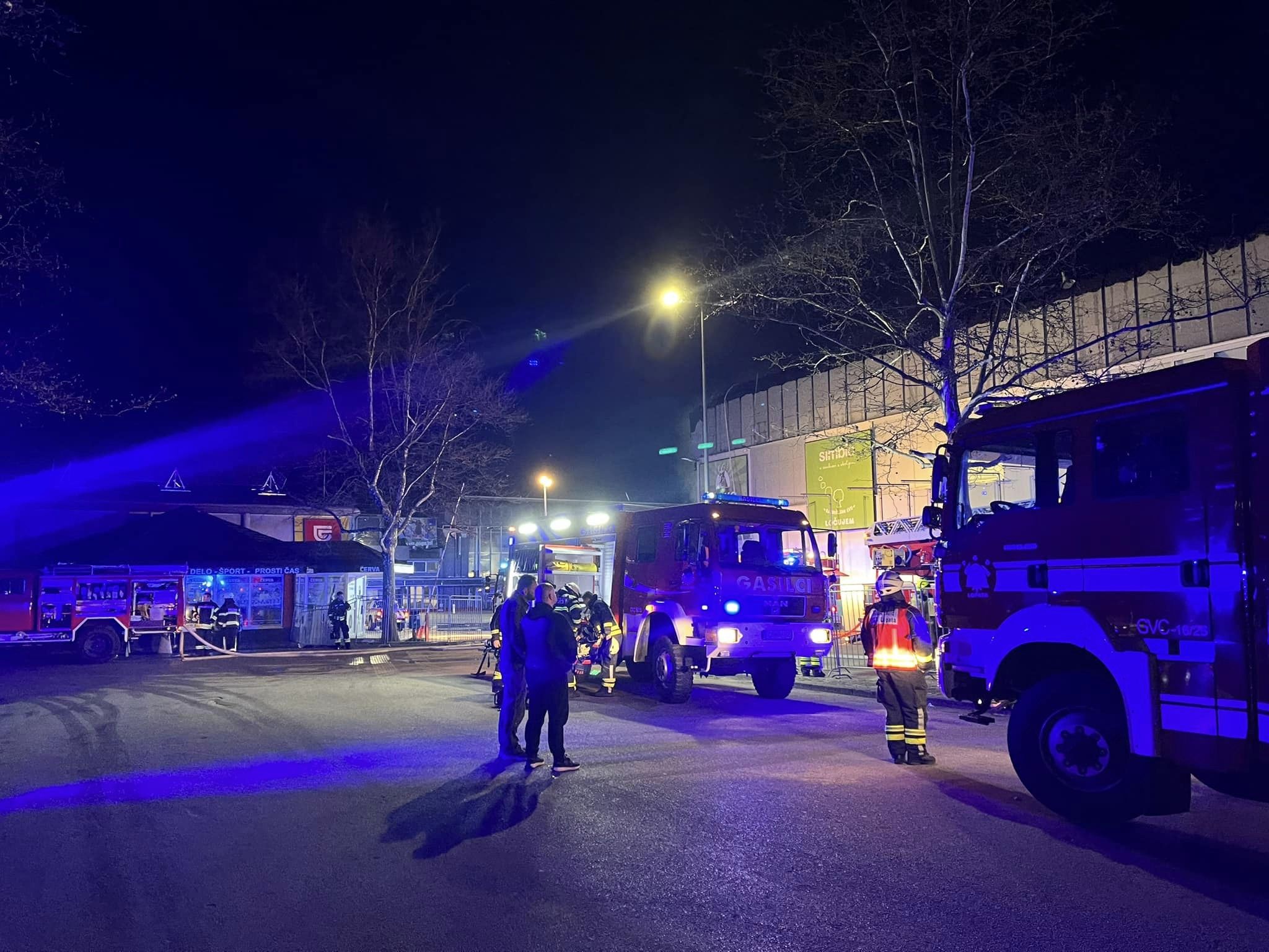 požar, Celjski sejem, dvorana Golovec