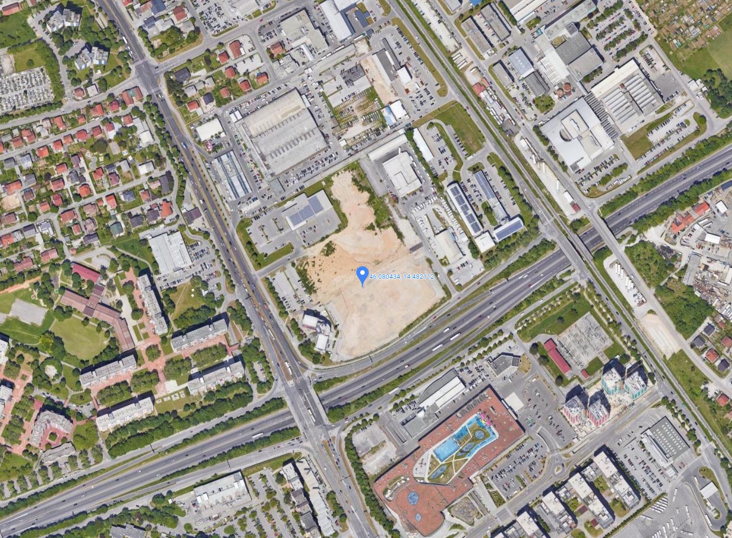 PC Šiška - zemljevid