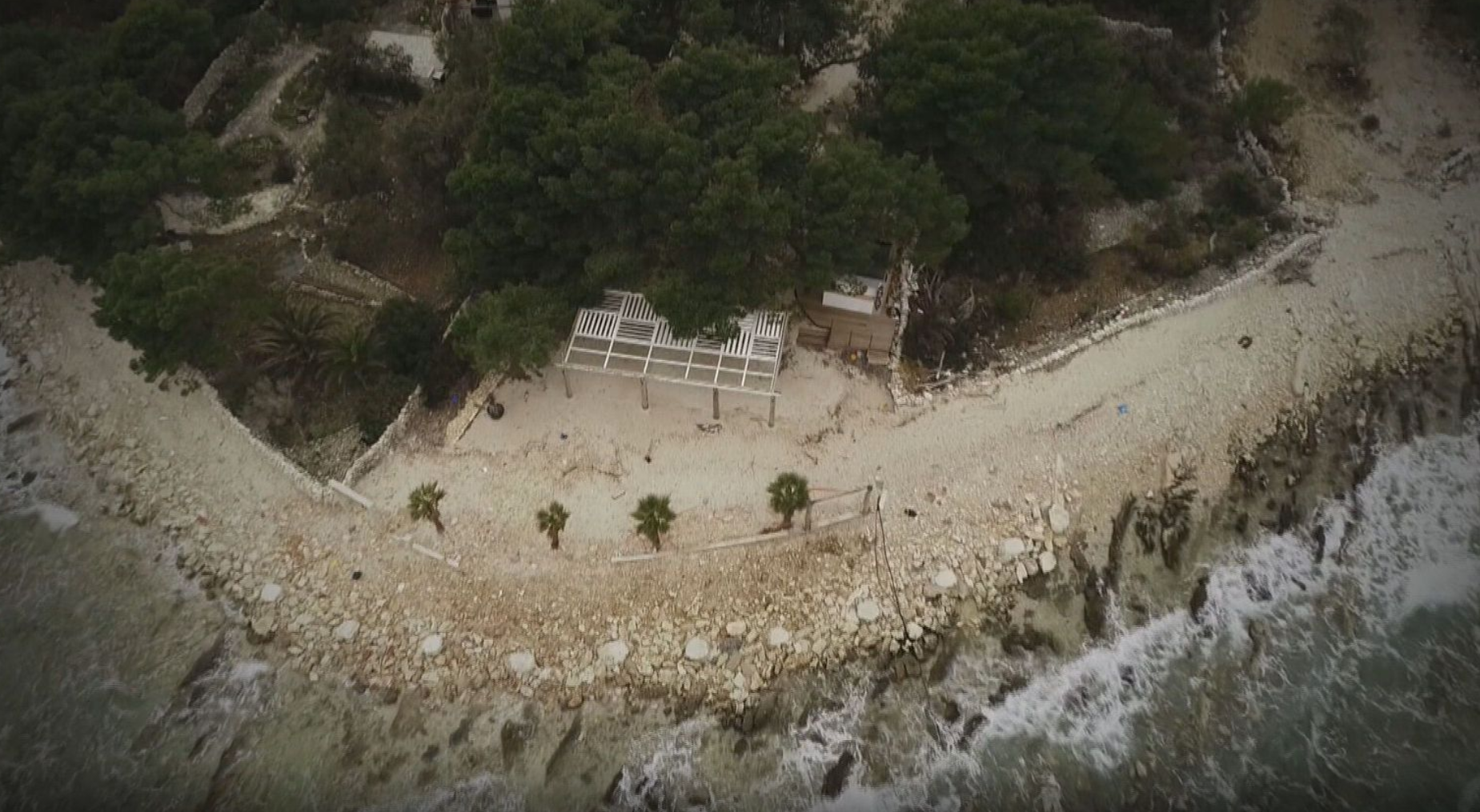 plaža, plava laguna, Drvenik Veli